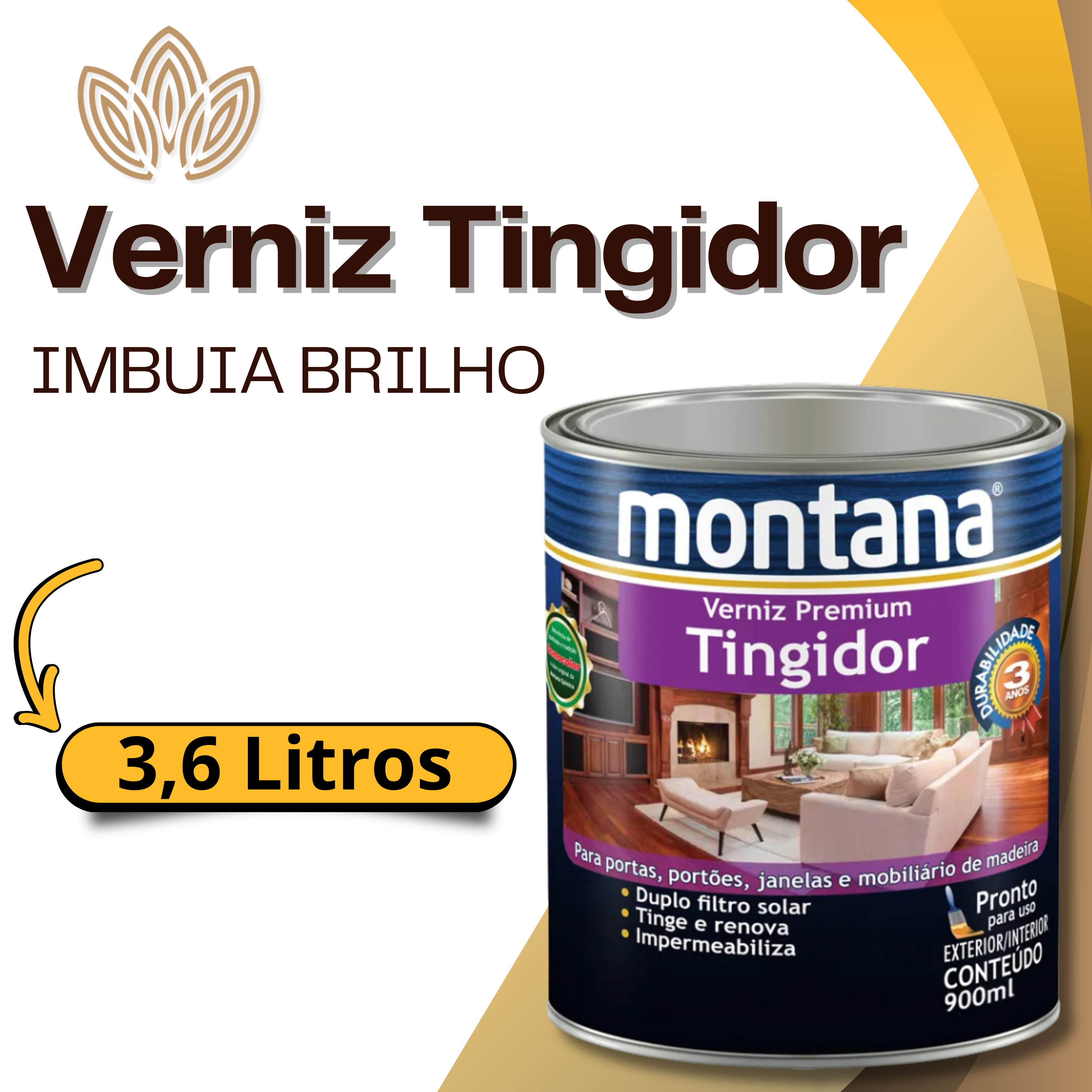 VERNIZ TINGIDOR IMBUIA BRILHO