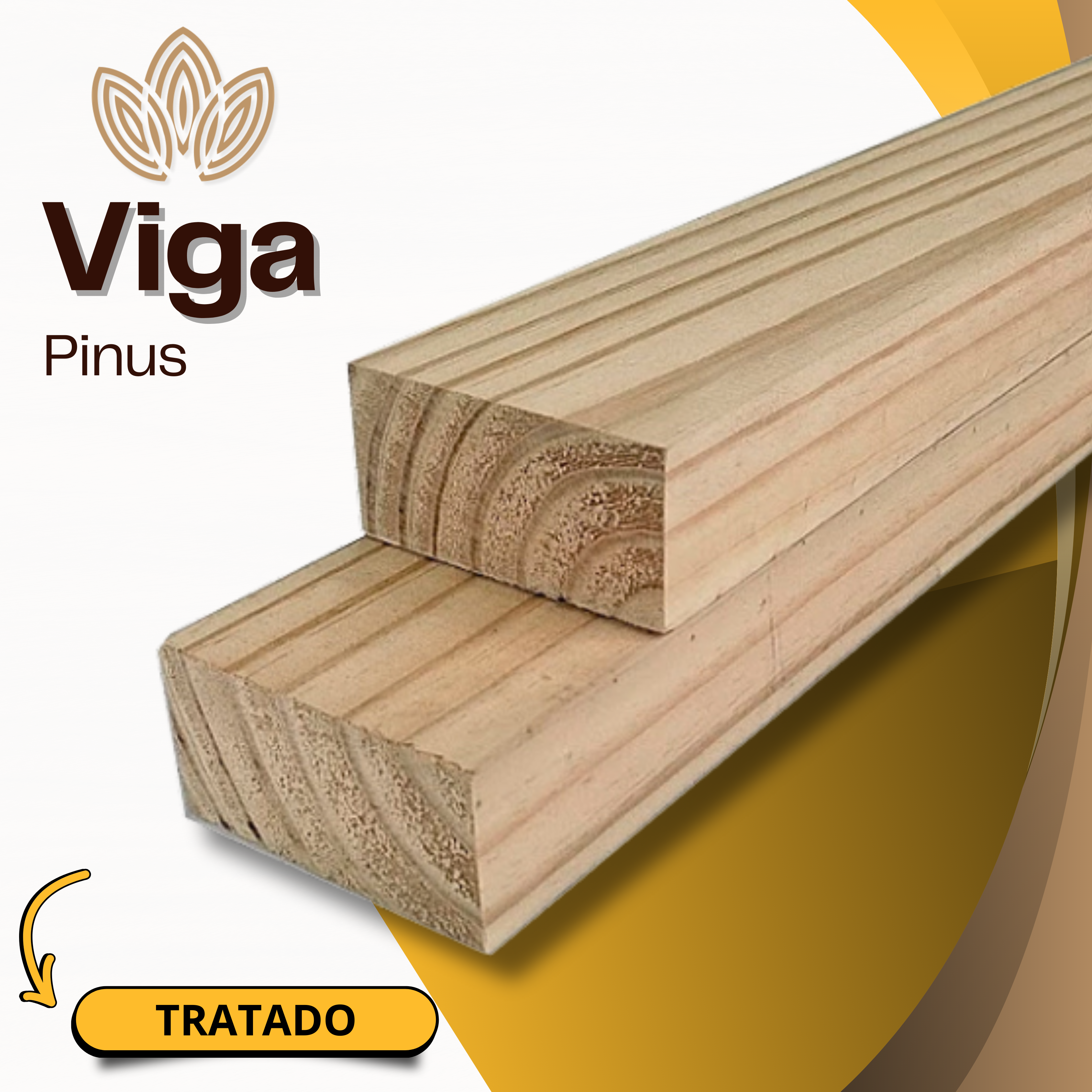 Viga de Pinus Tratado