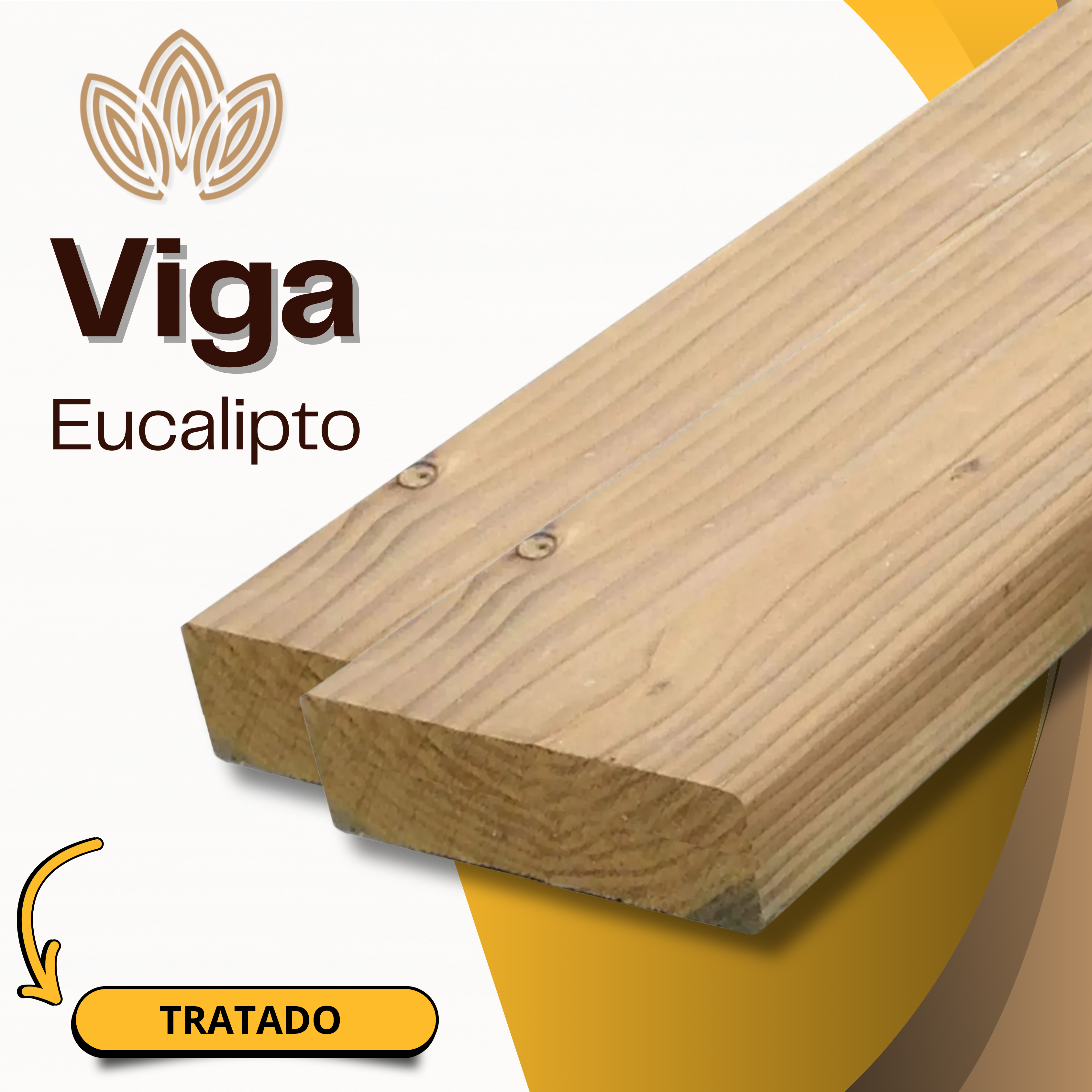 Viga de Eucalipto Tratado