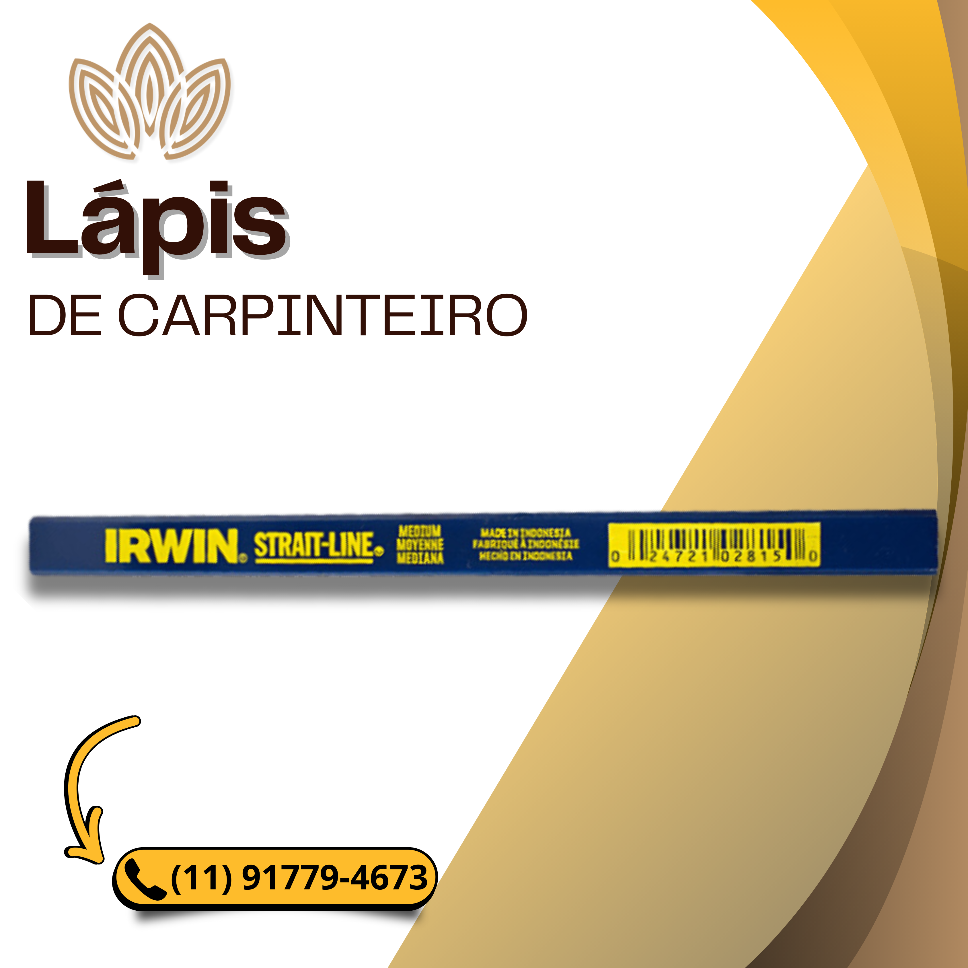 LÁPIS DE CARPINTEIRO