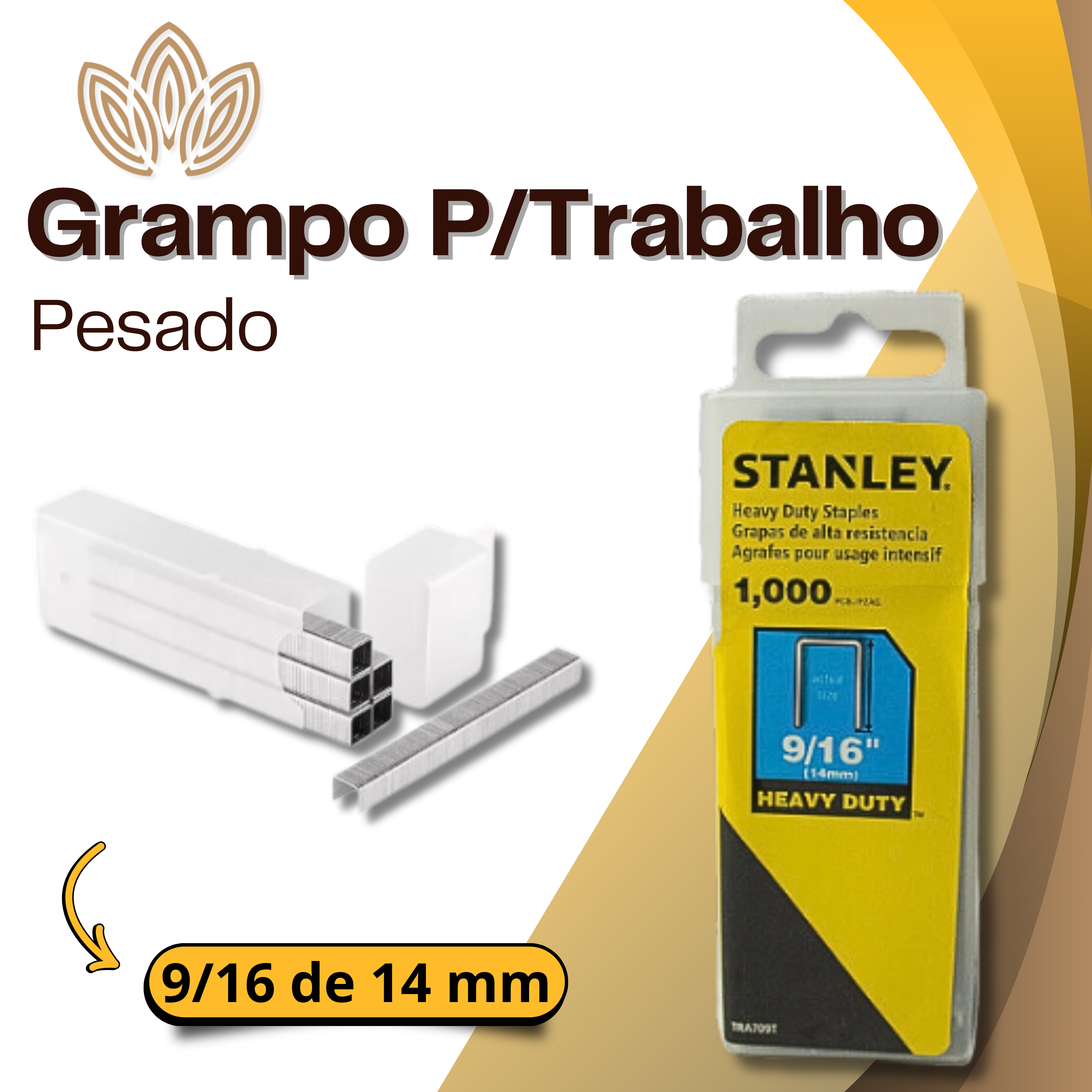 GRAMPO P/TRABALHO PESADO 9/16 de 14mm