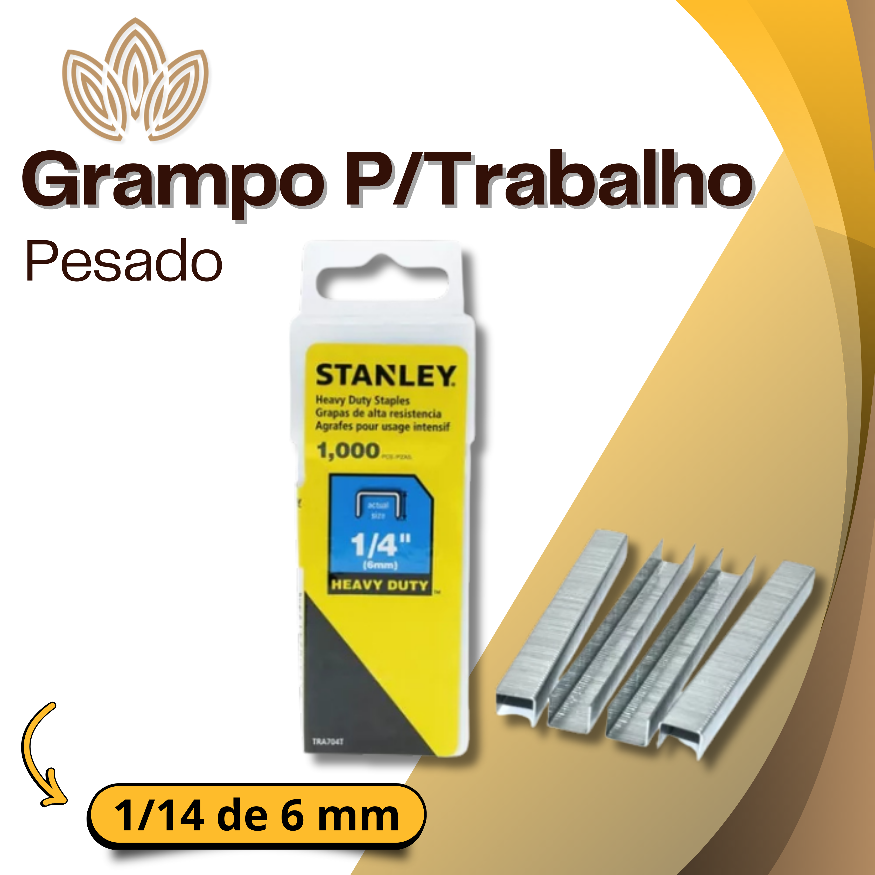 GRAMPO P/TRABALHO PESADO 1/14 de 6mm