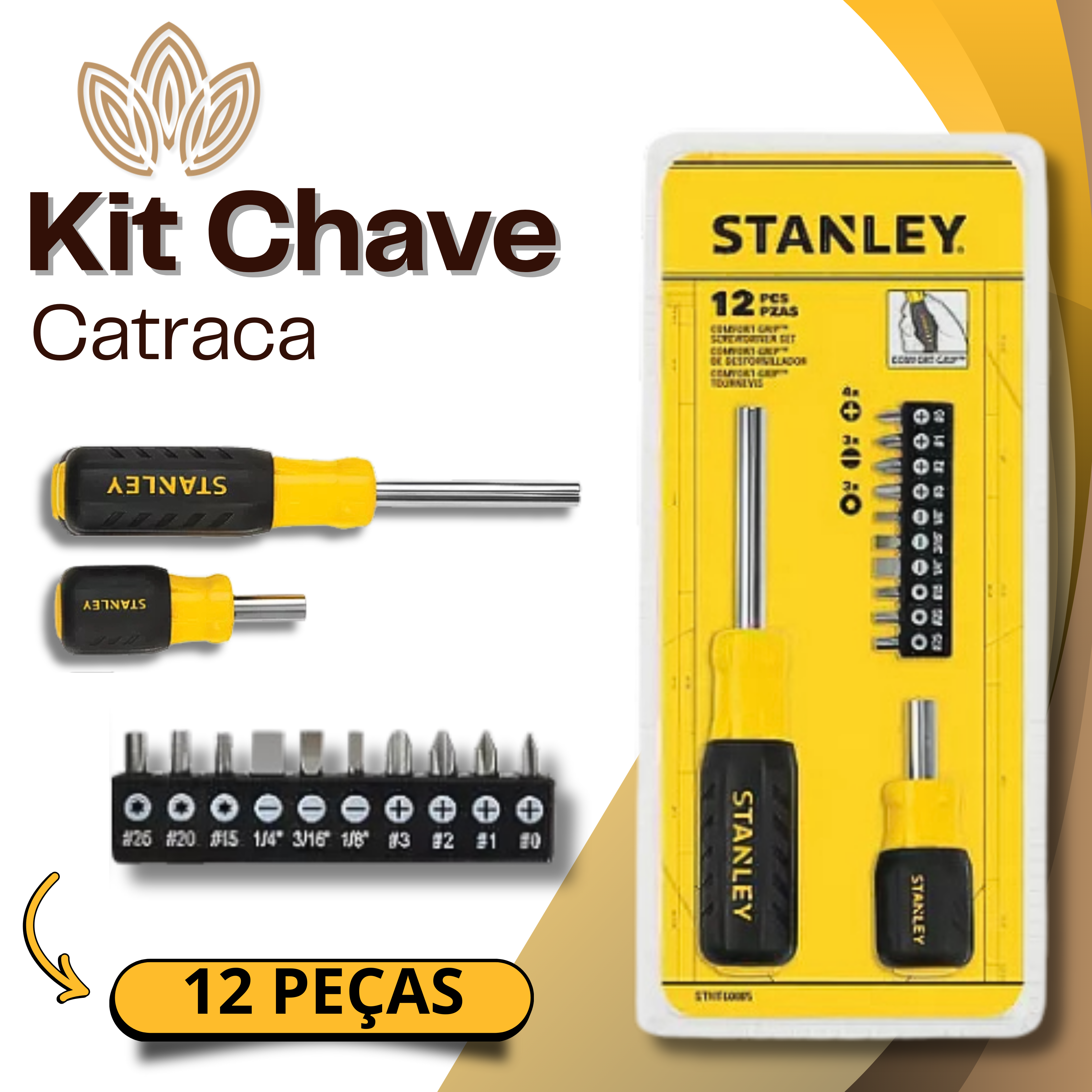KIT CHAVE CATRACA 12 PEÇAS