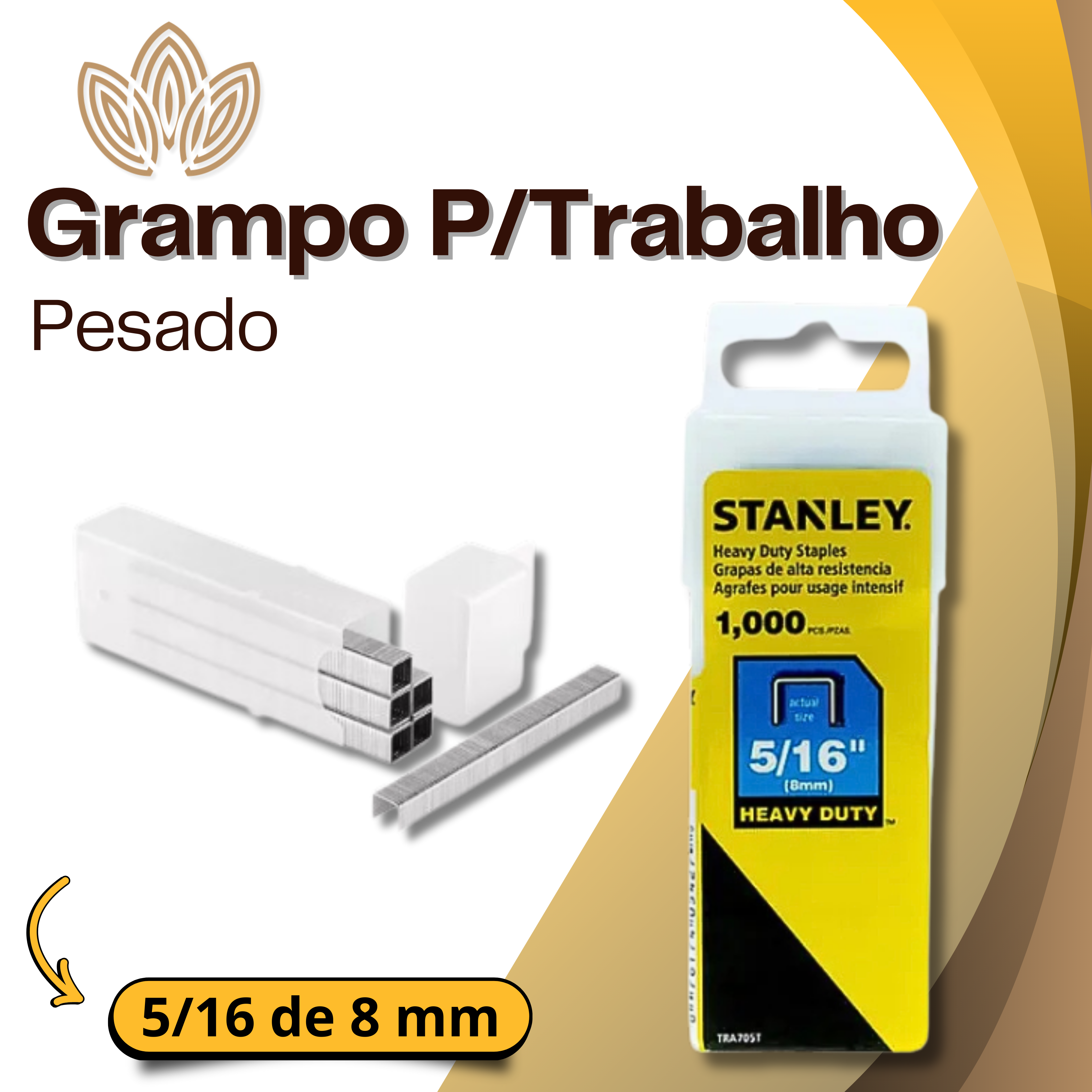 GRAMPO P/TRABALHO PESADO 5/16 de 8mm