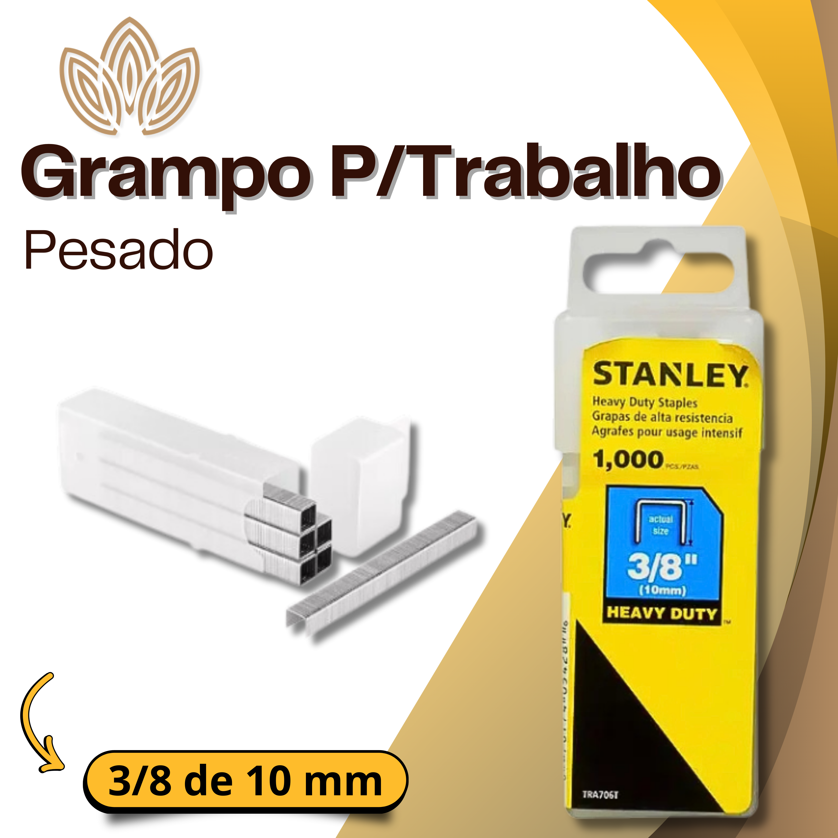GRAMPO P/TRABALHO PESADO 3/8 de 10mm