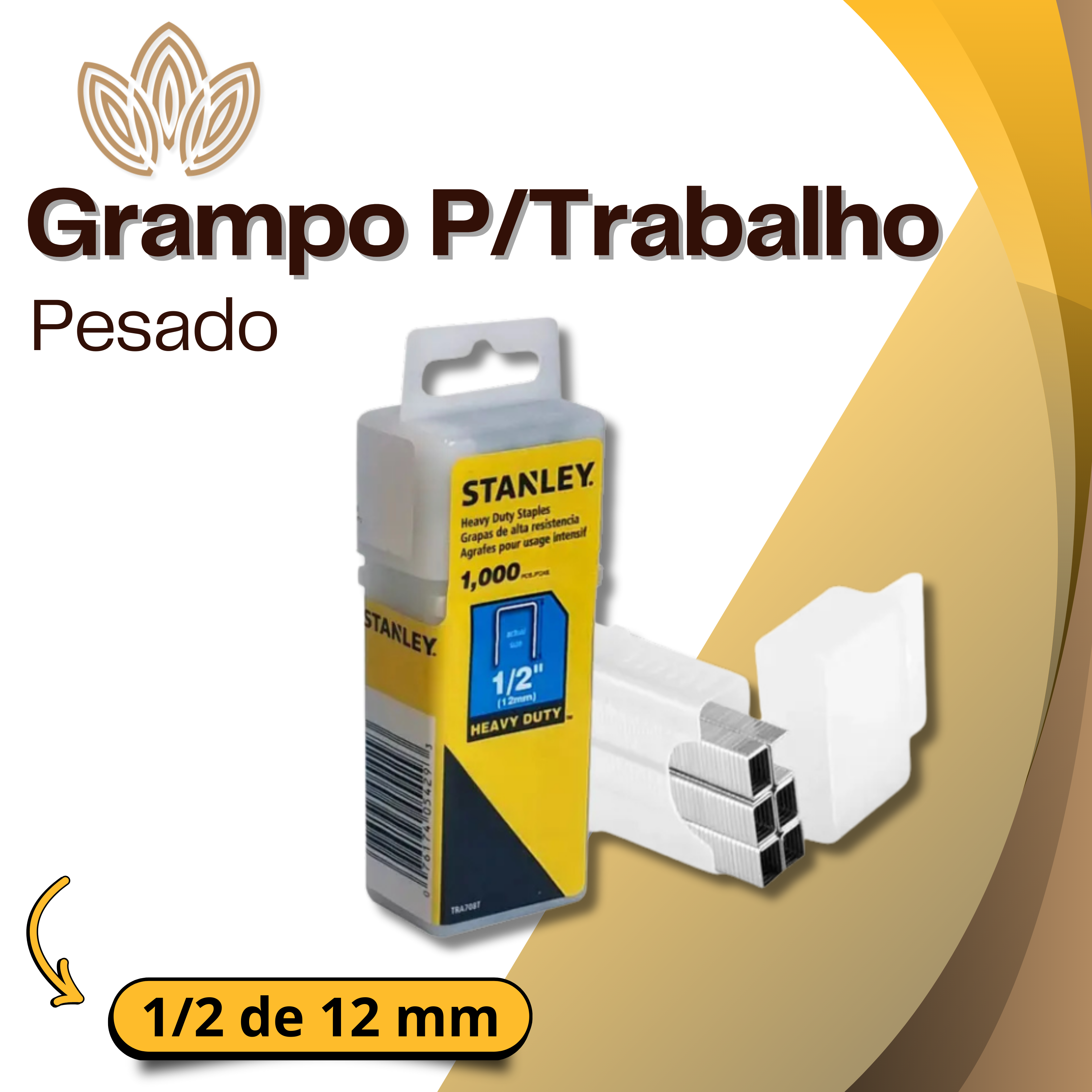 GRAMPO P/TRABALHO PESADO 1/2 de 12mm