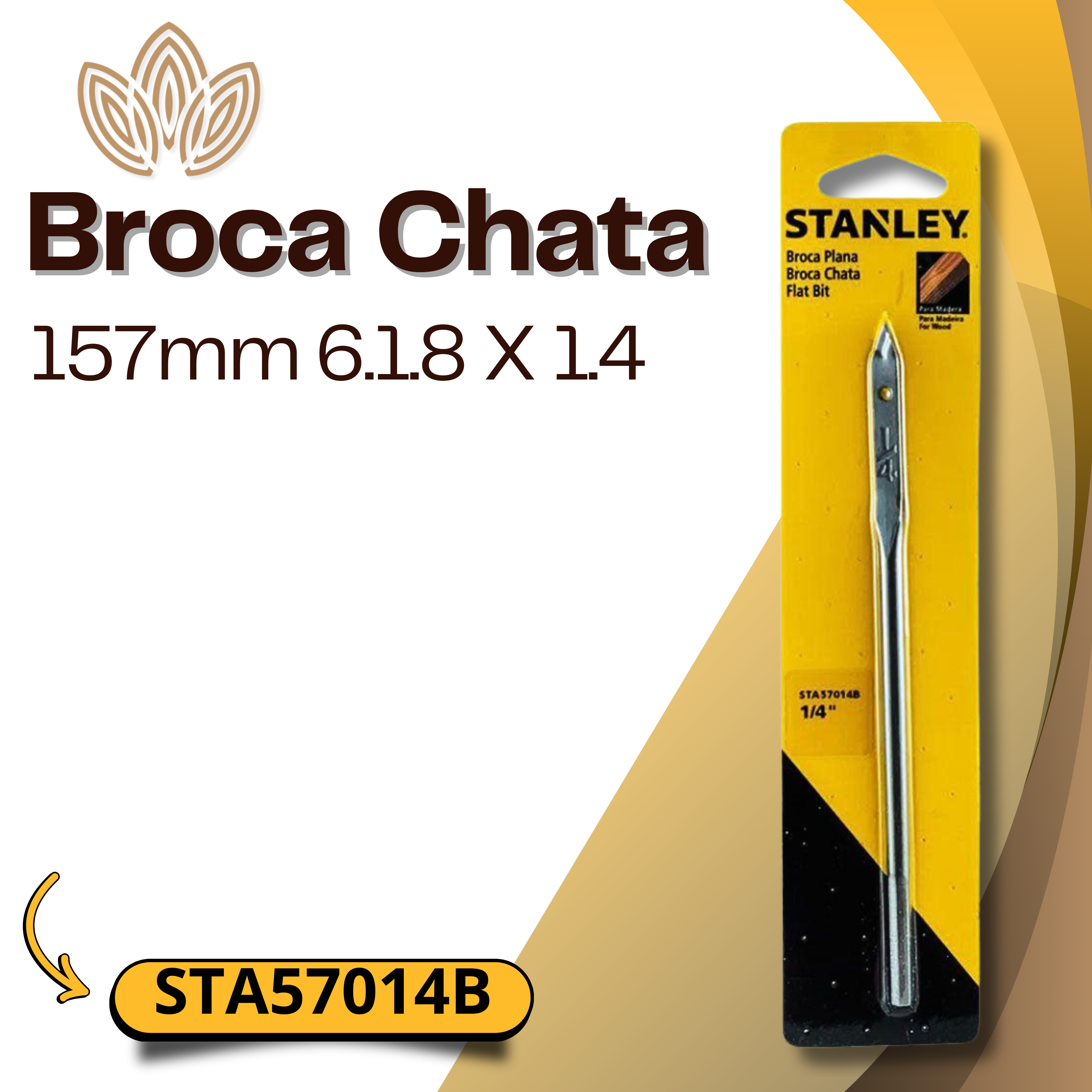 BROCA CHATA 157mm 6,18 x 14