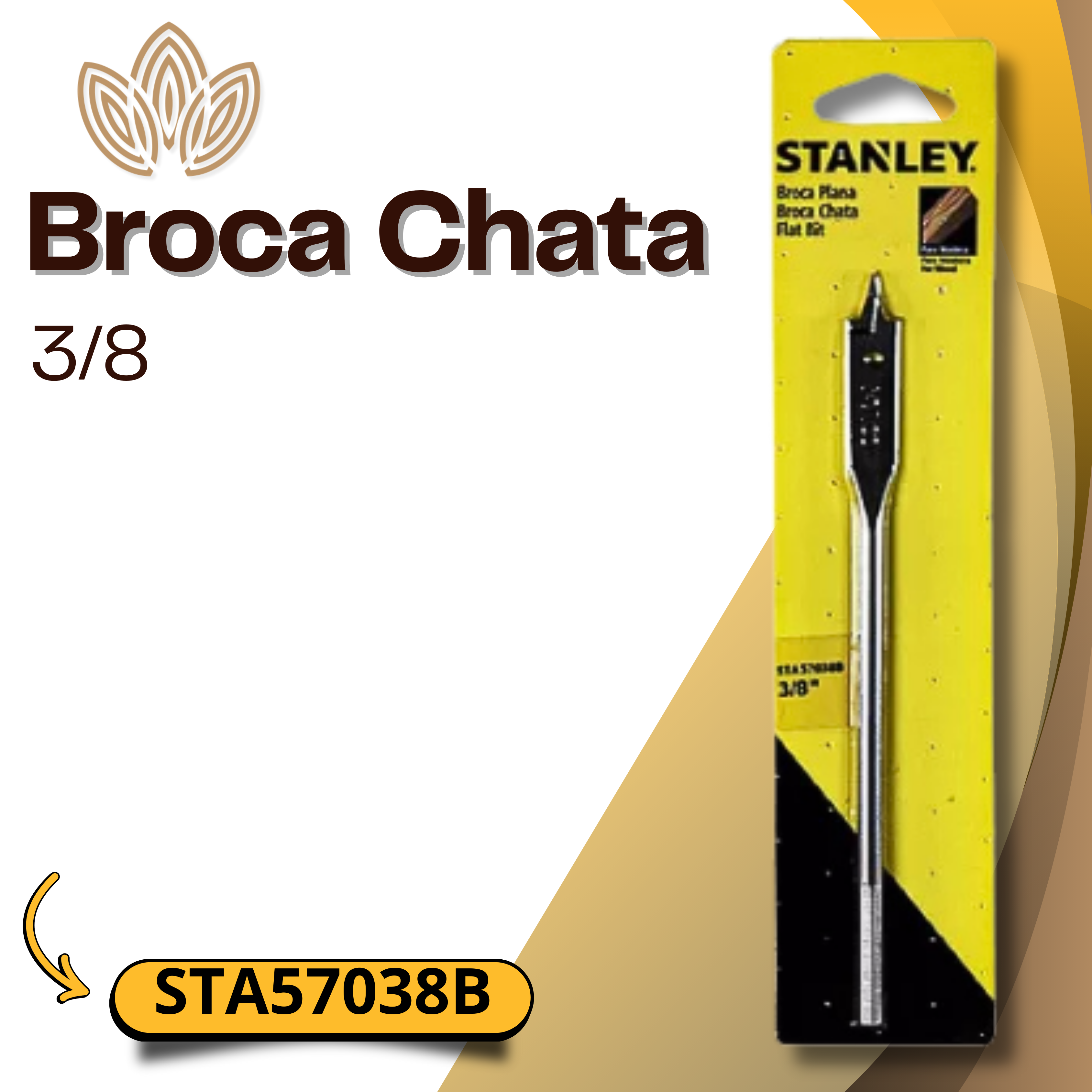 BROCA CHATA 3/8
