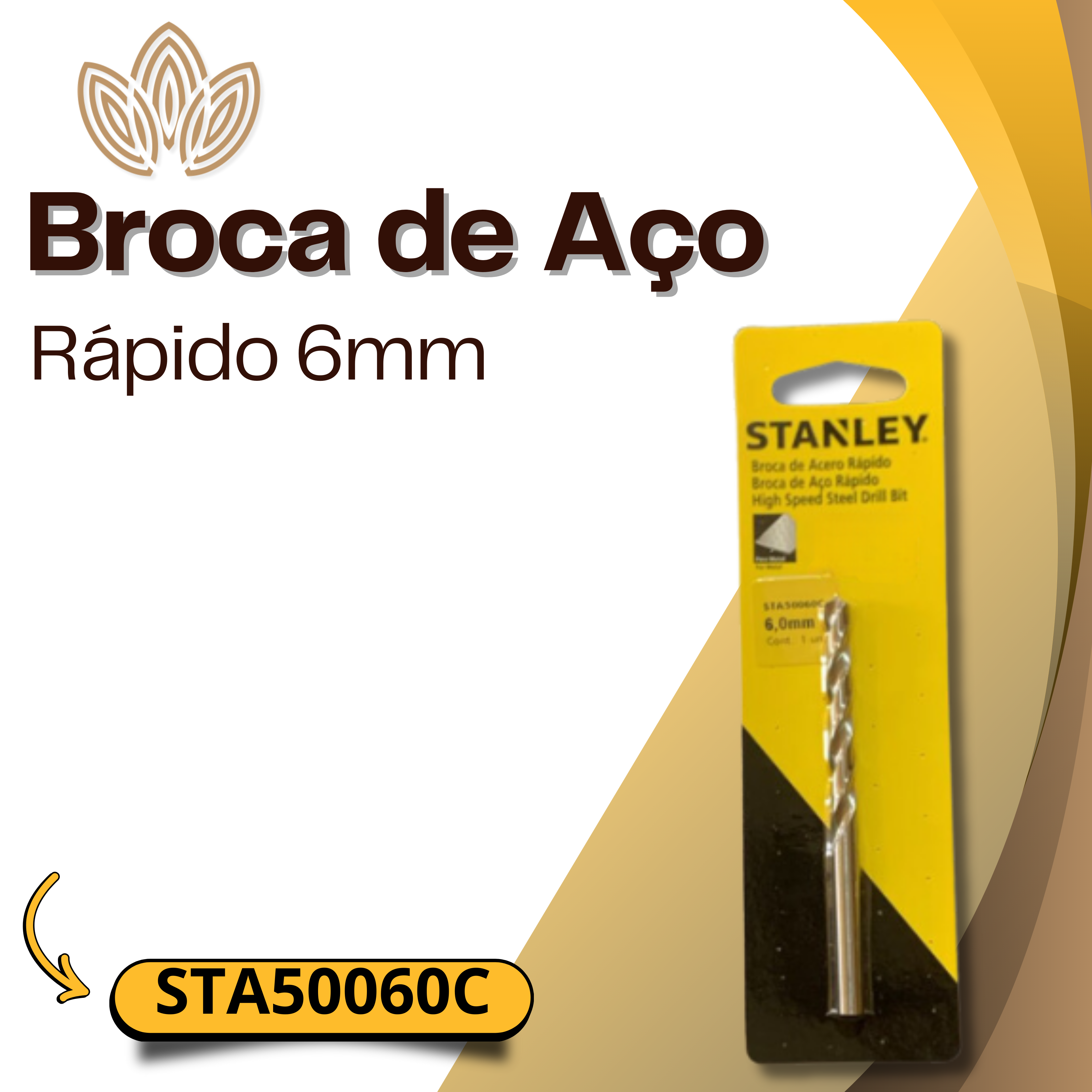BROCA DE AÇO STA50060C