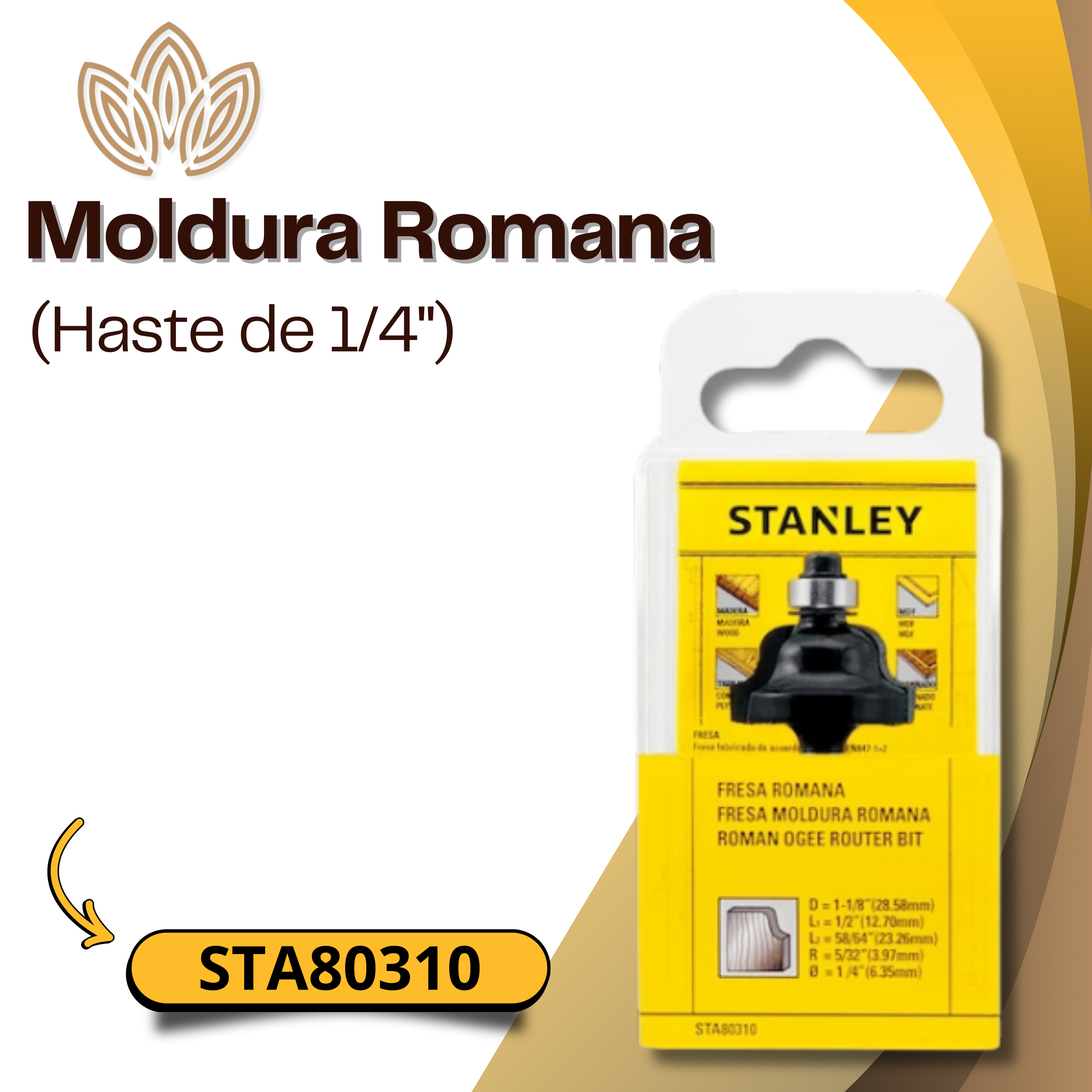 Moldura Romana STA80310