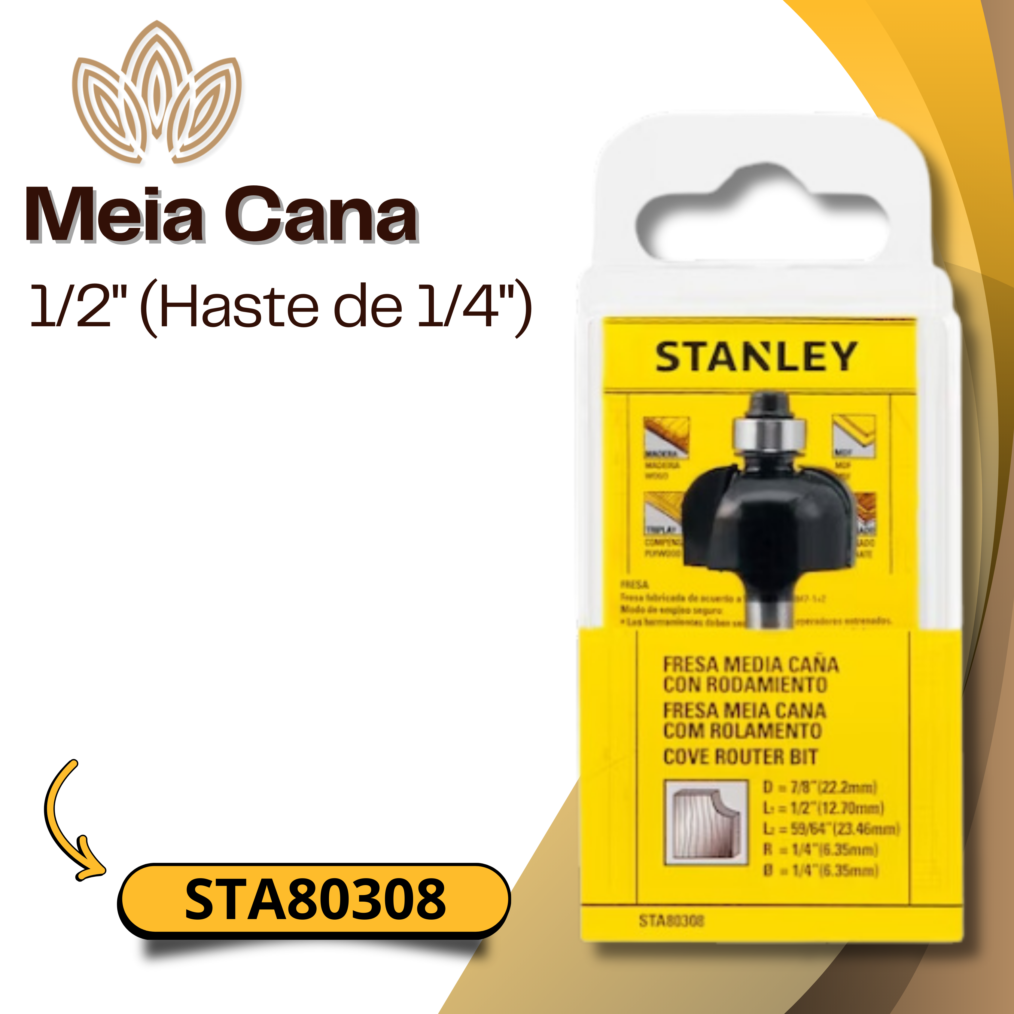 Meia Cana STA80308