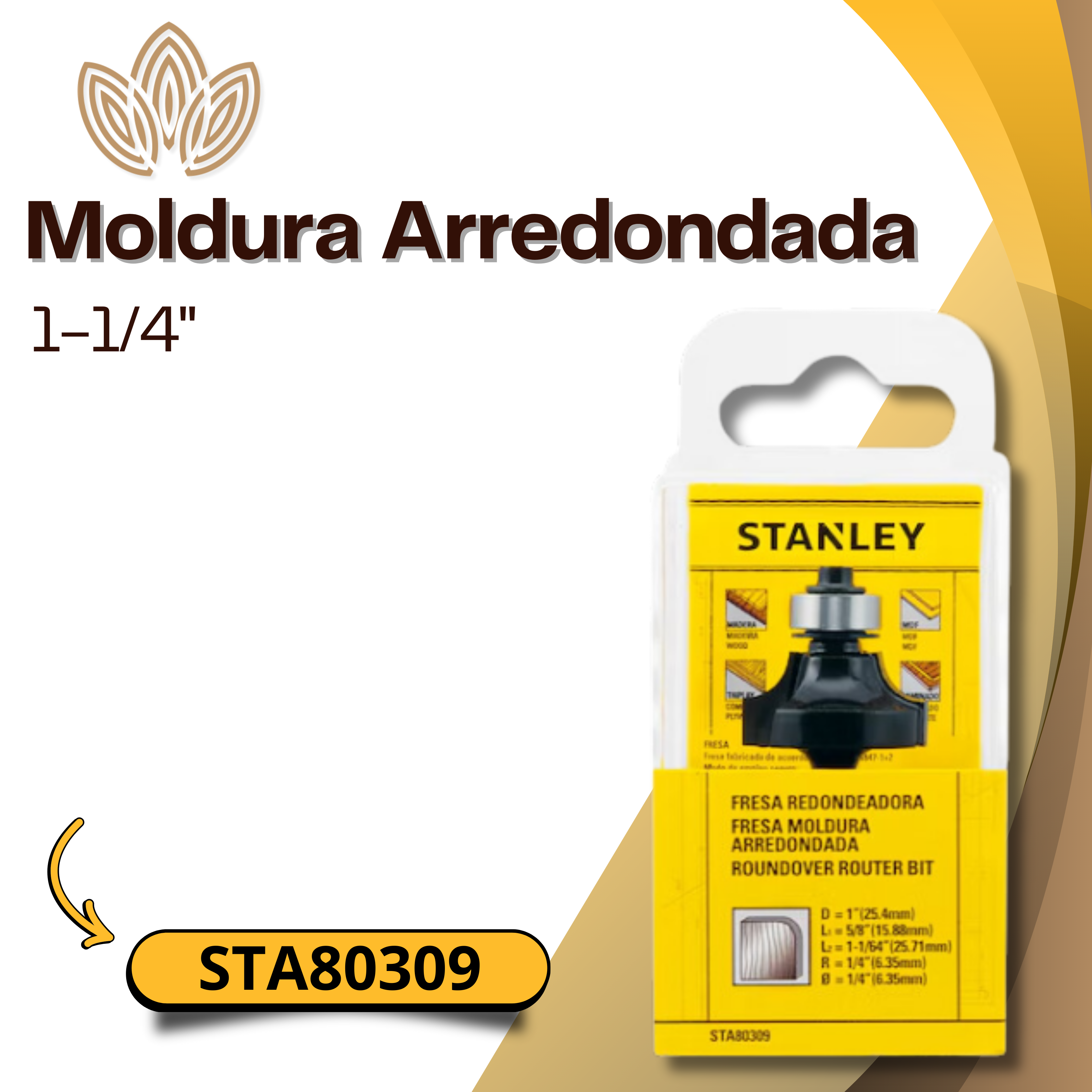 Moldura Arredondada STA80309