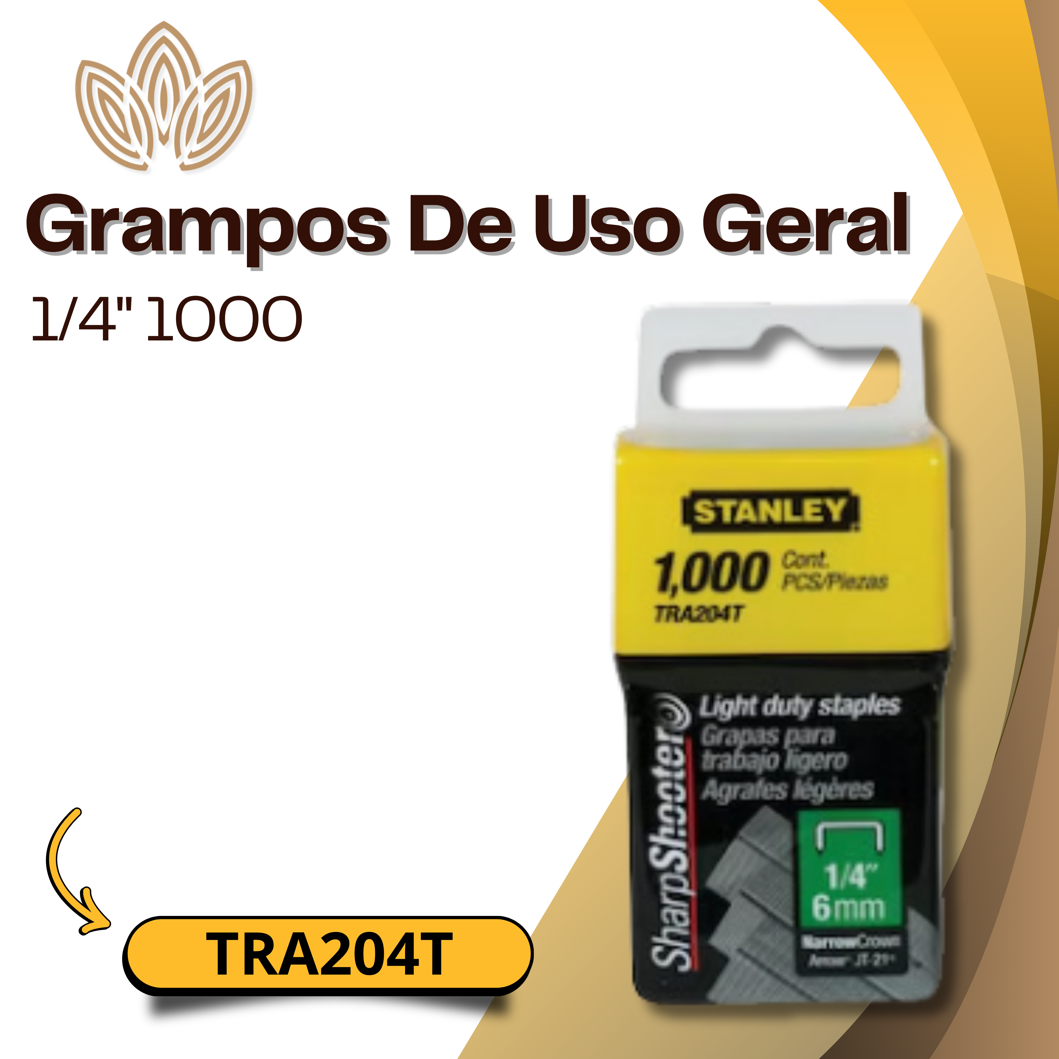Grampos De Uso Geral TRA204T