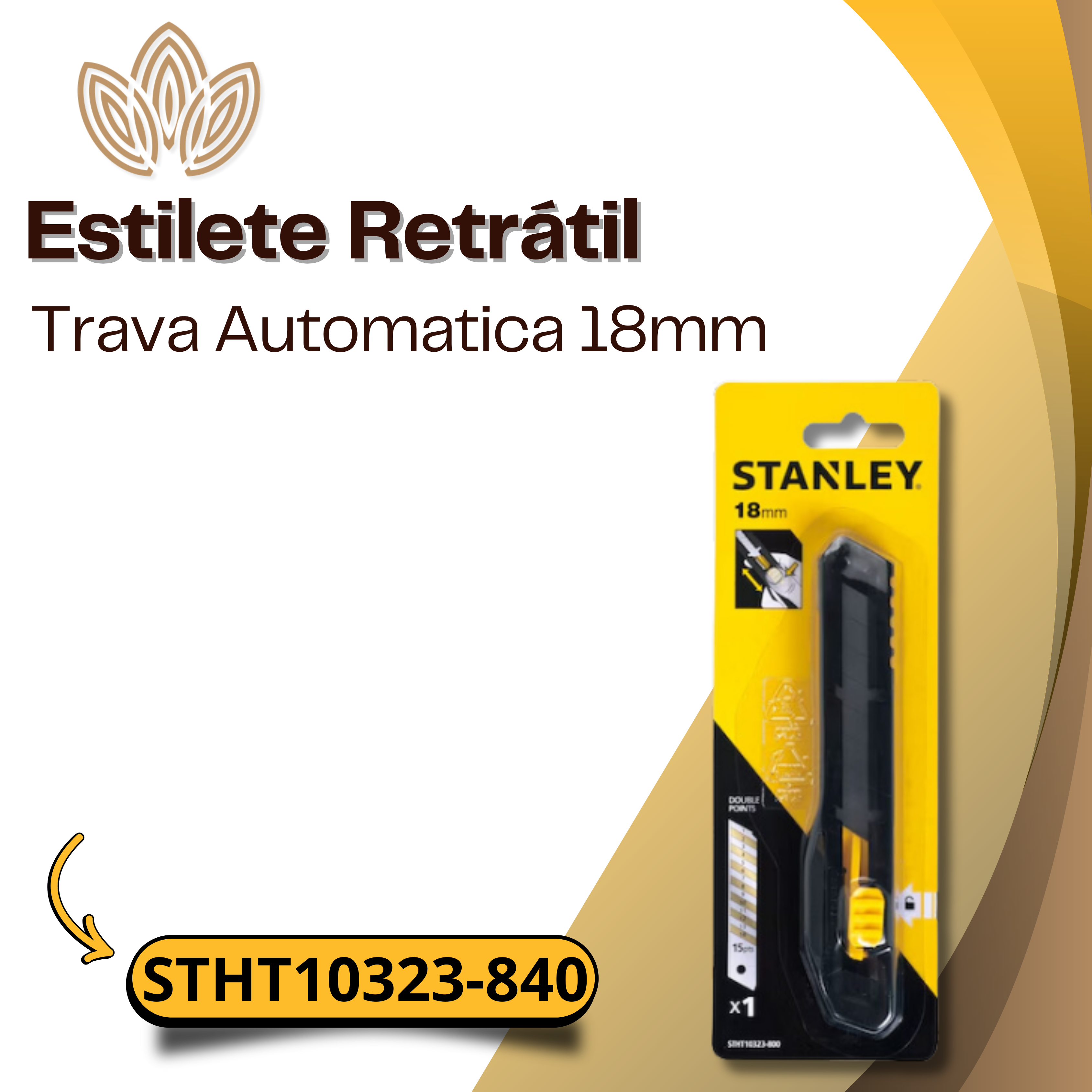 Estilete Retrátil STHT10323-840