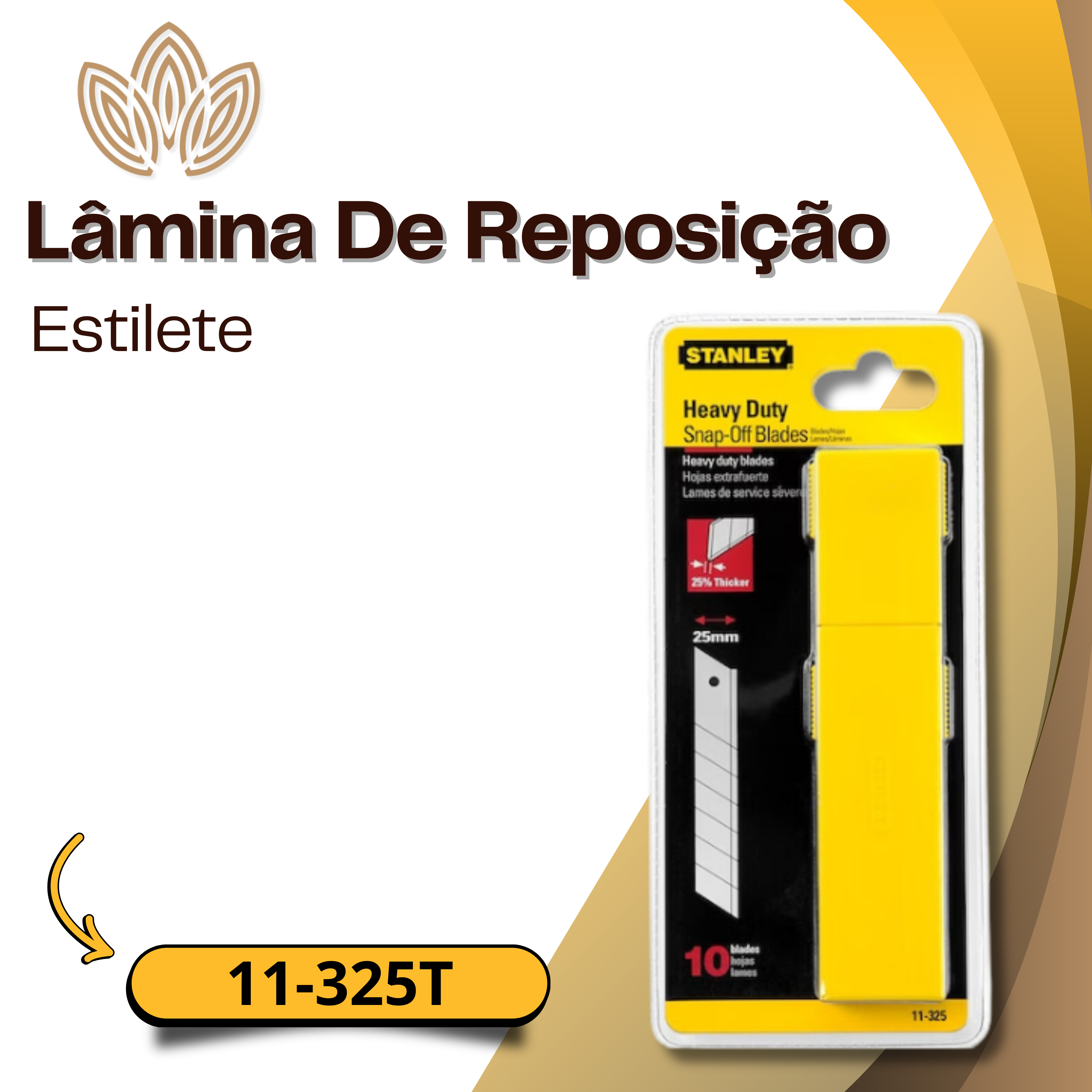 Lâmina De Reposição Estilete 11-325T
