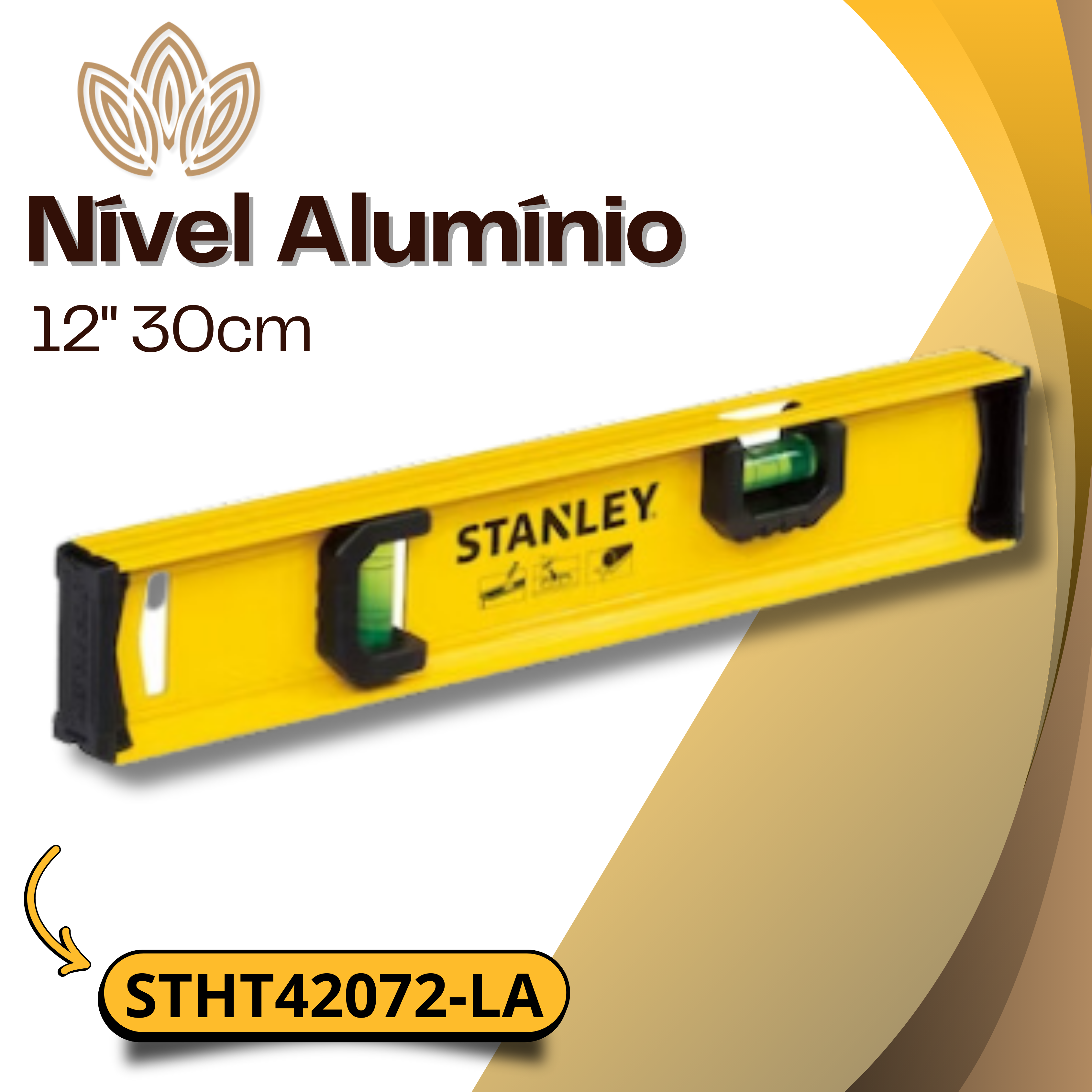 Nível Alumínio 12" 30cm STHT42072-LA