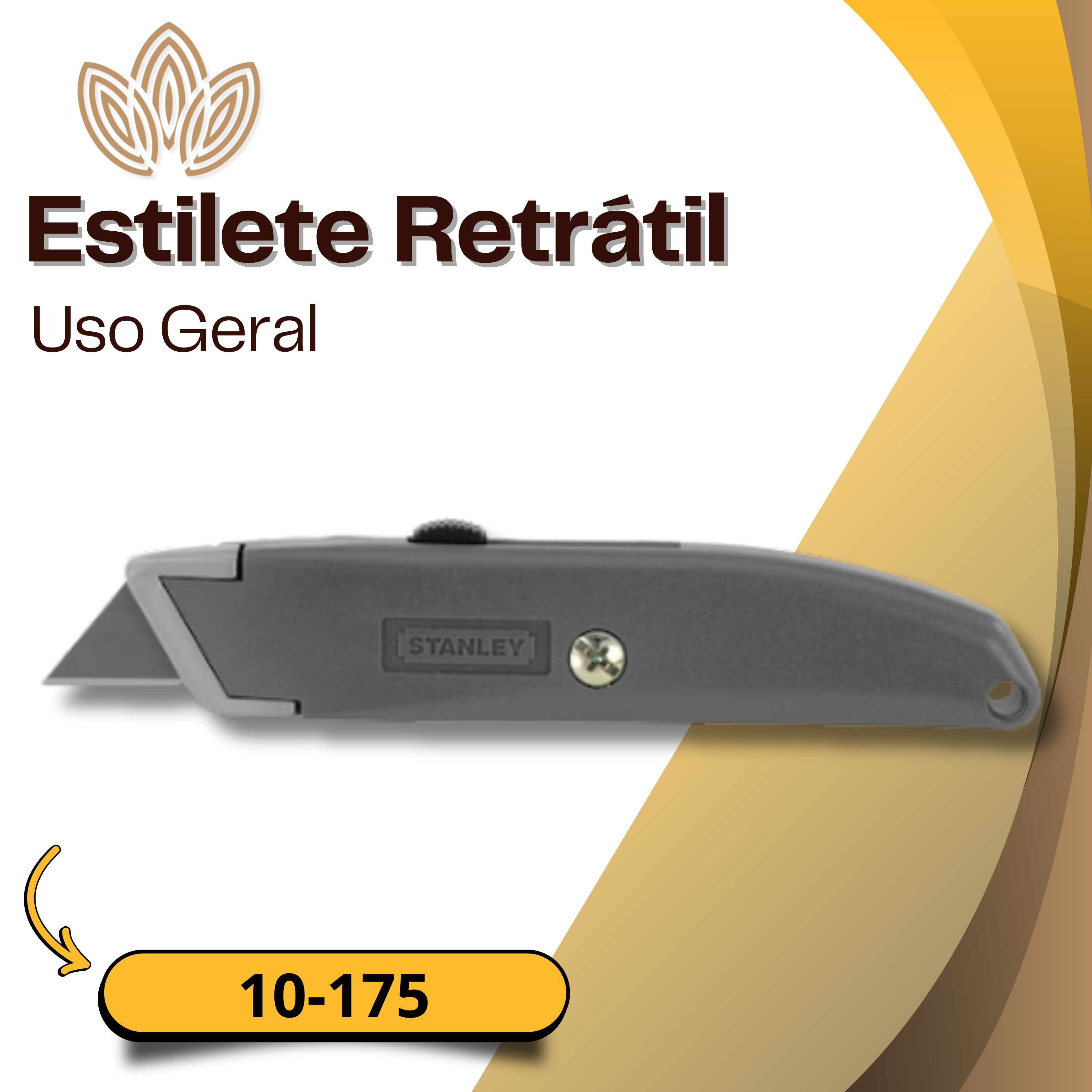 Estilete Retrátil Uso Geral 10-175