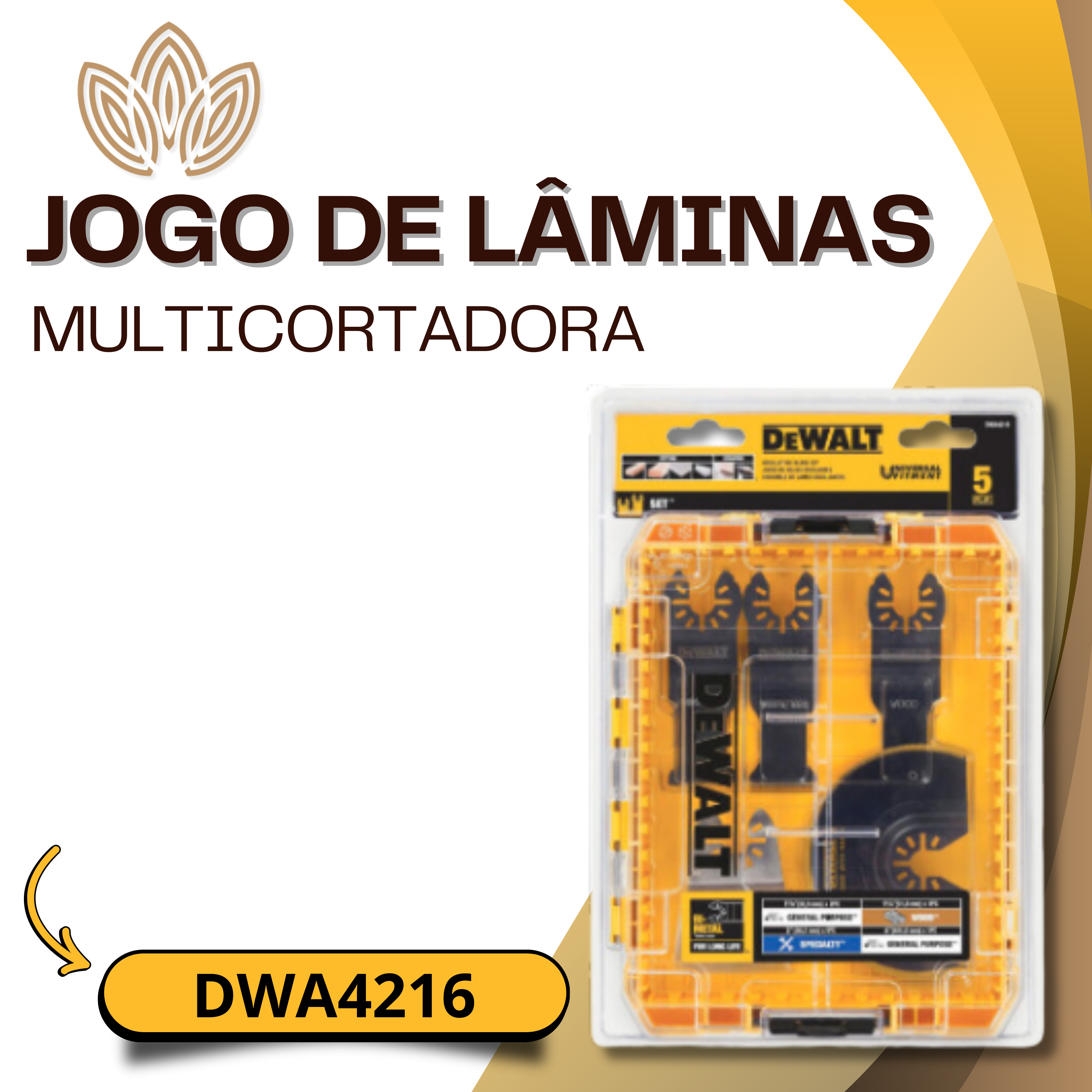 JOGO DE LÂMINAS DWA4216