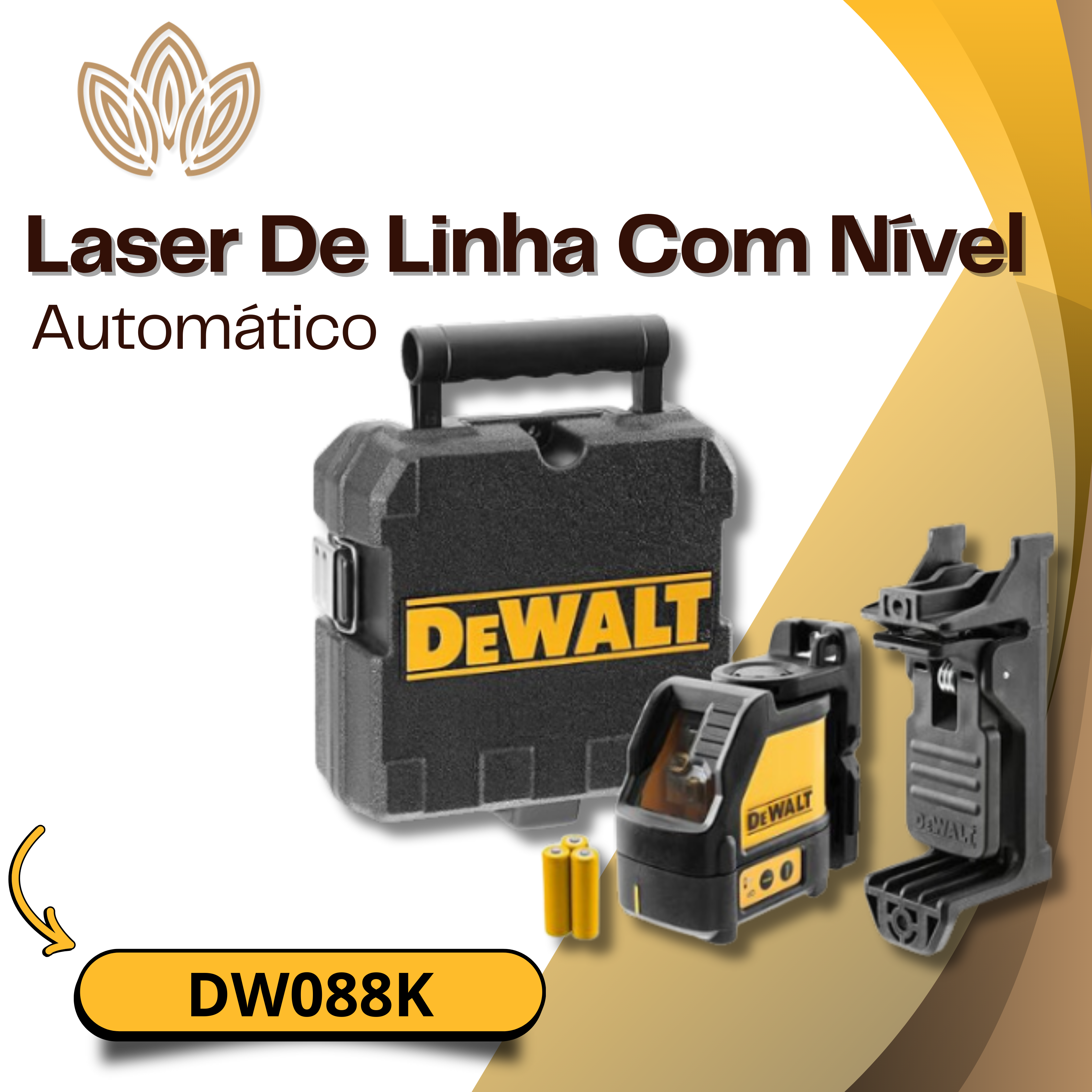 Laser De Linha Com Nível DW088K