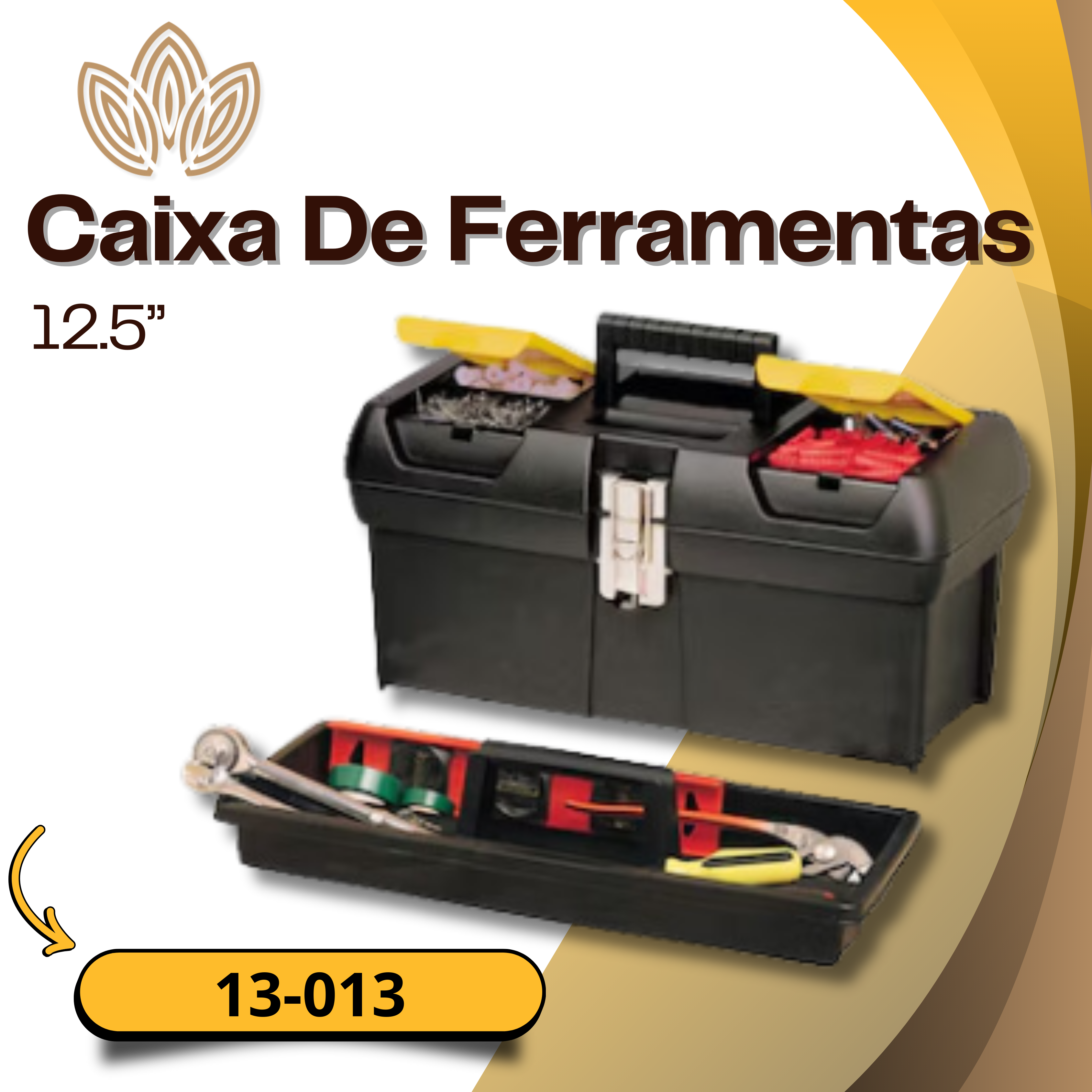 Caixa De Ferramentas 12.5" 13-013