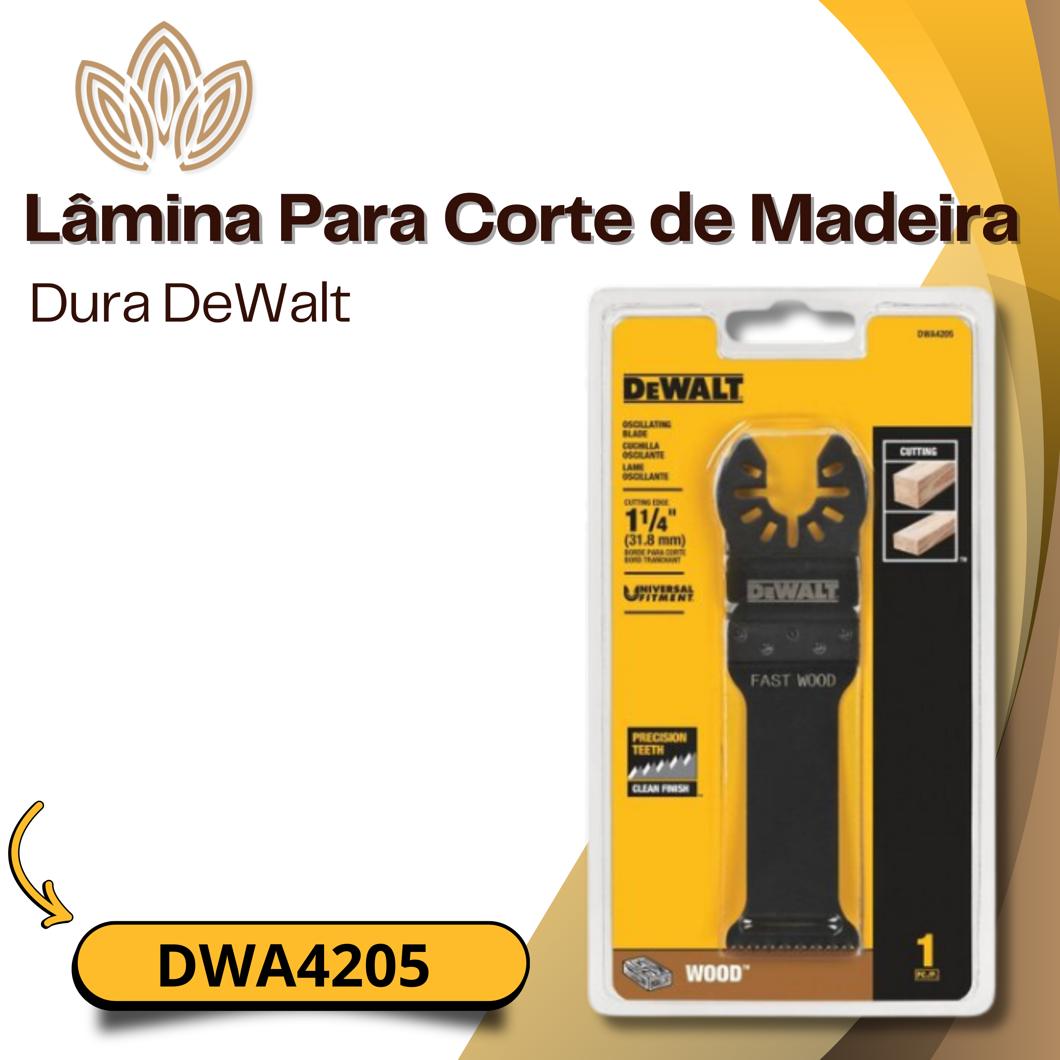 Lâmina Para Corte de Madeira DWA4205