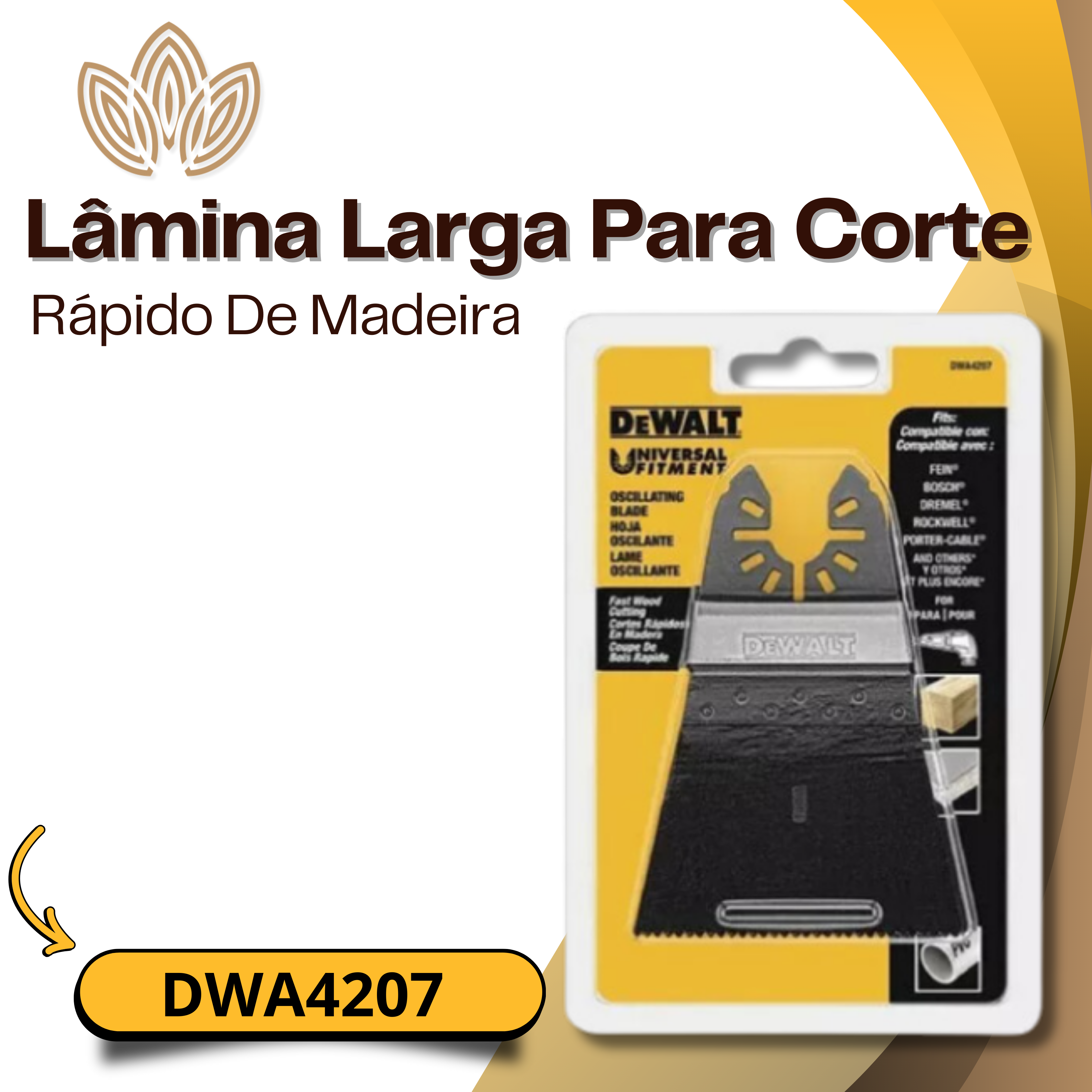 Lâmina Larga Para Corte DWA4207