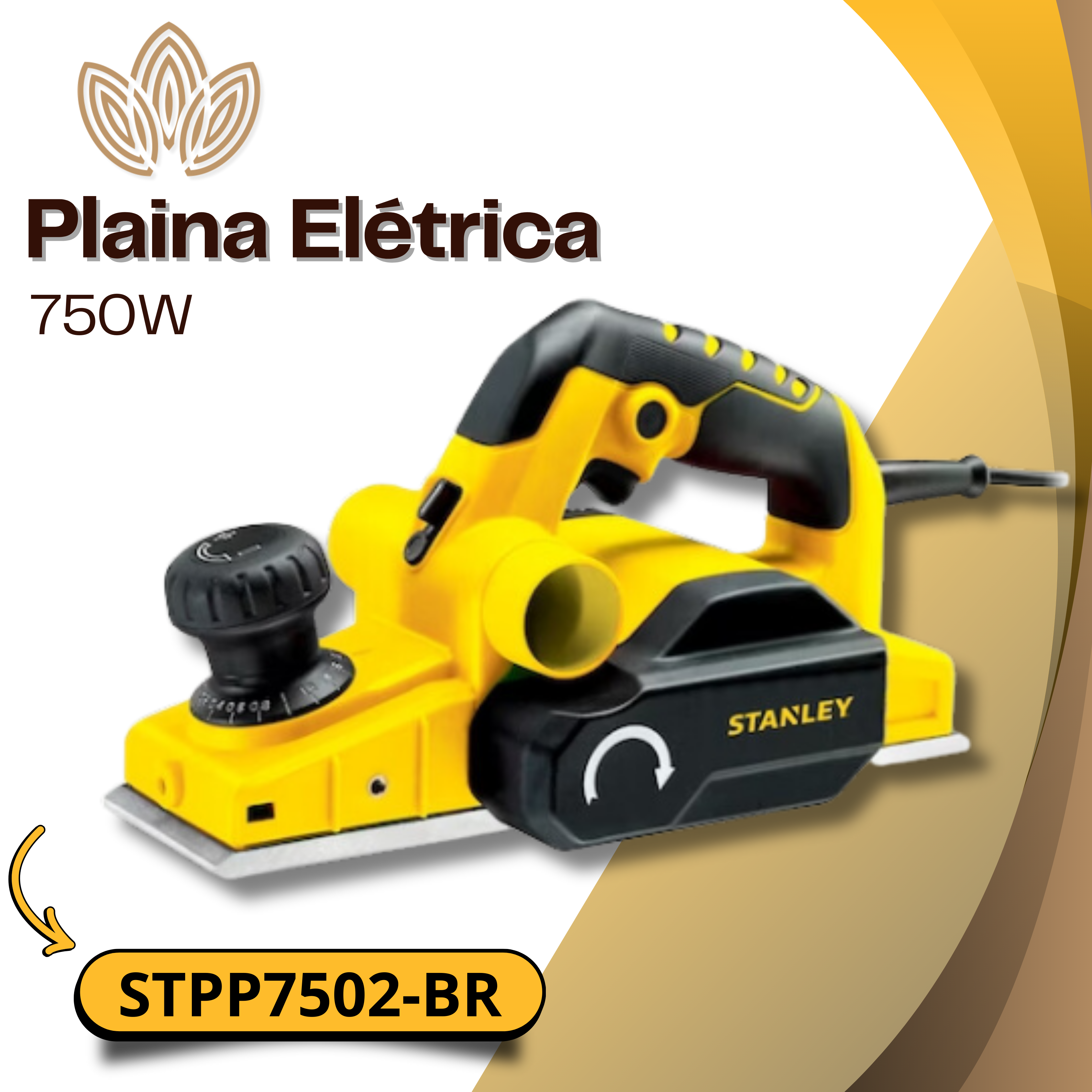 Plaina Elétrica 750W STPP7502-BR