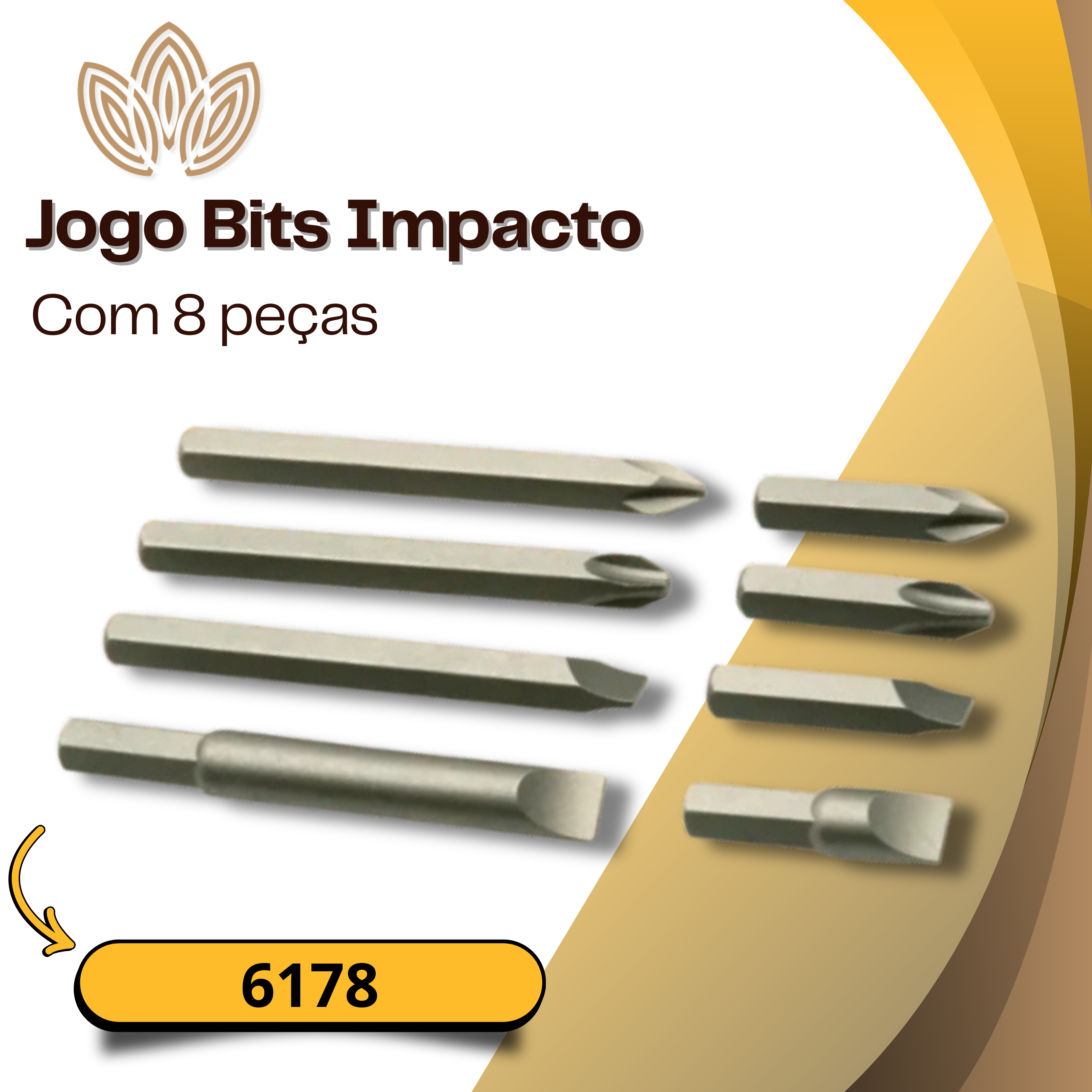 Jogo Bits Impacto Com 8 peças 6178