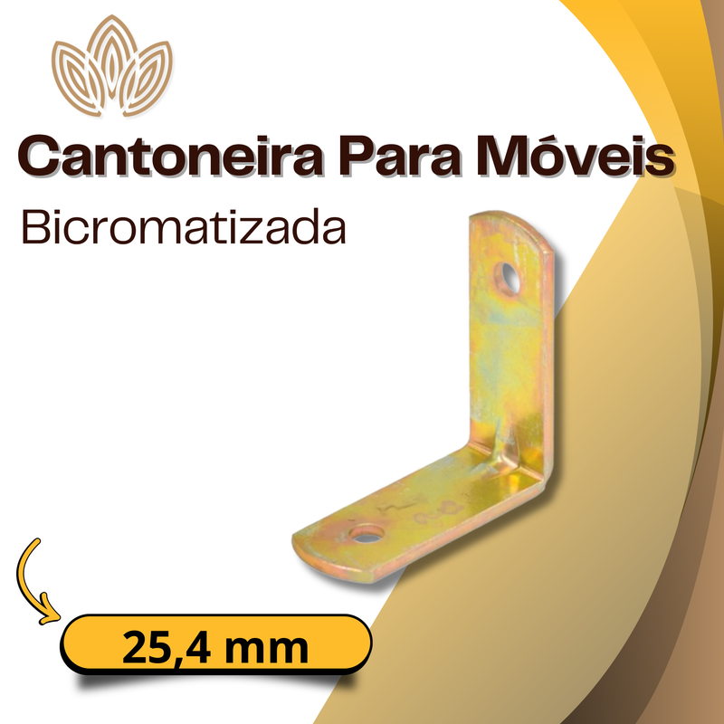 Cantoneira Para Móveis 25,4 mm