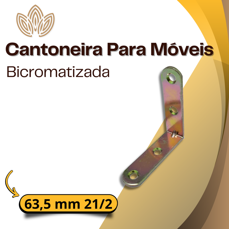 Cantoneira Para Móveis 63,5 mm 21/2