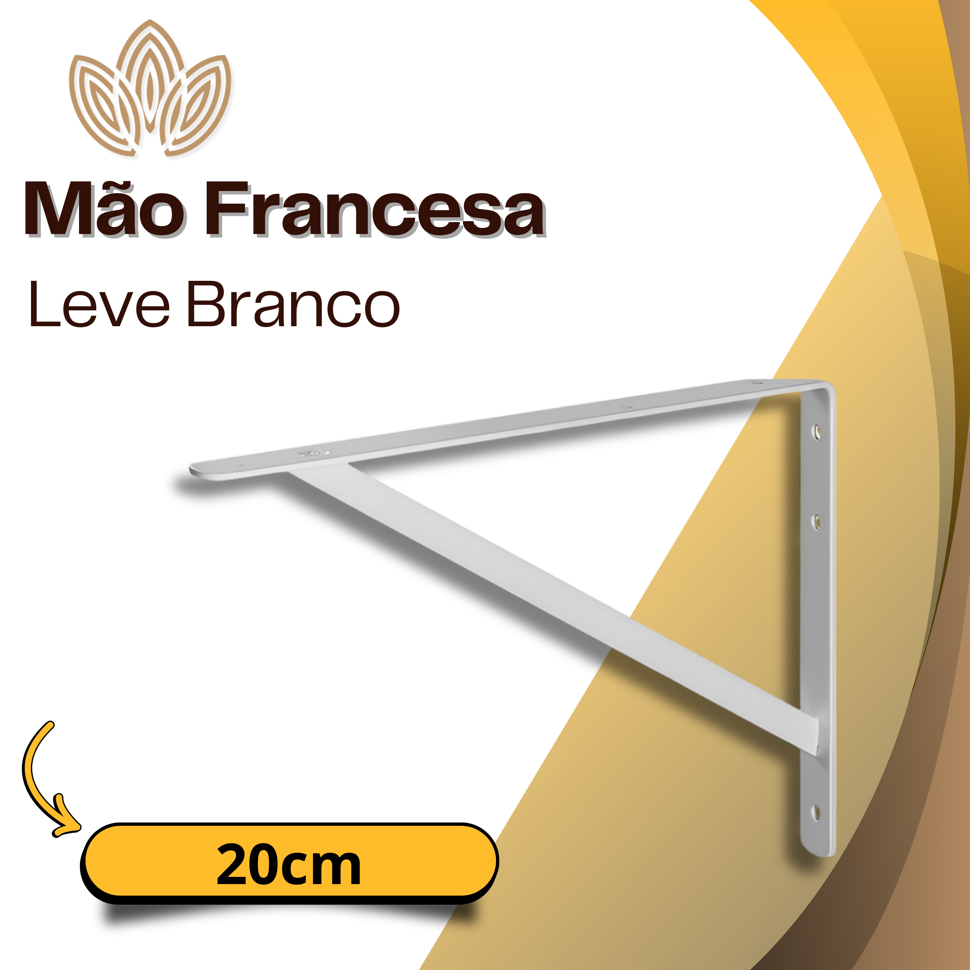 Mão Francesa Leve Branco
