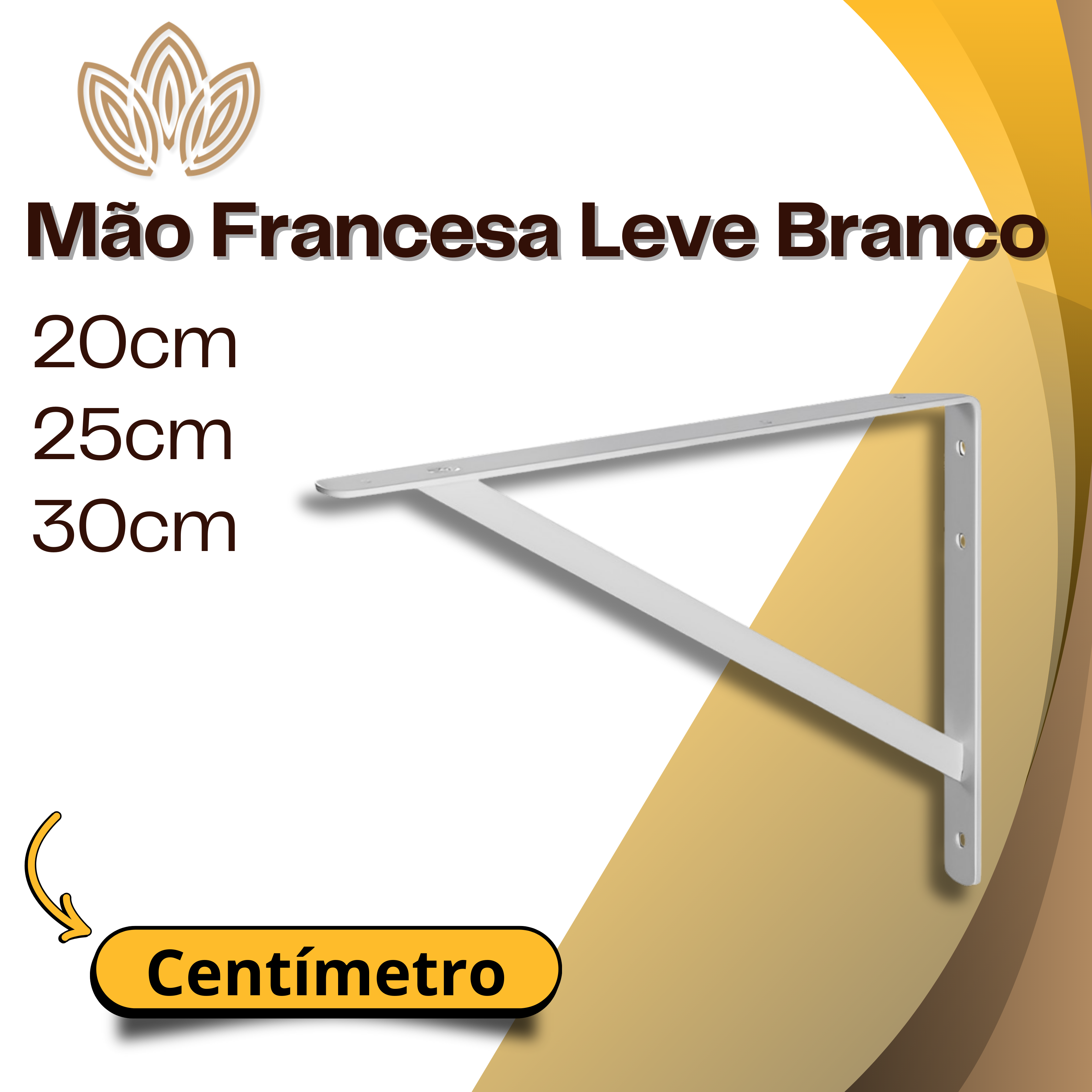 Mão Francesa Leve Branco