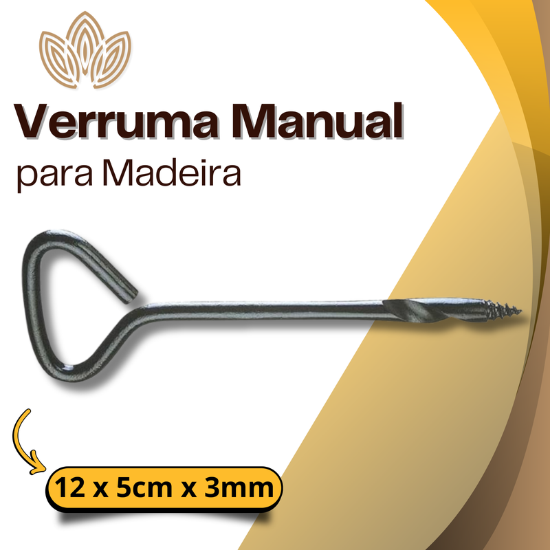 Verruma Manual para Madeira