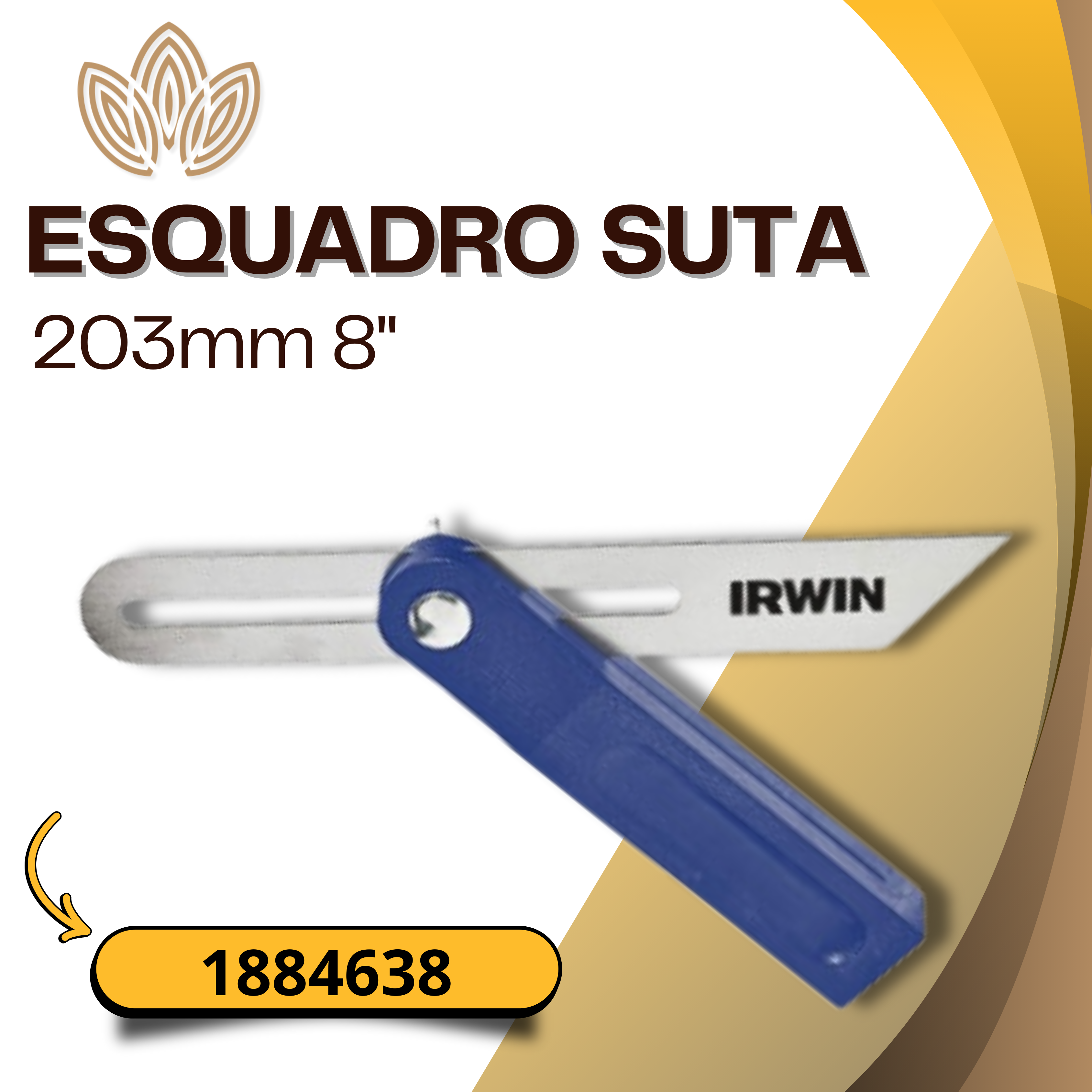 ESQUADRO SUTA 203mm 8" 1884638