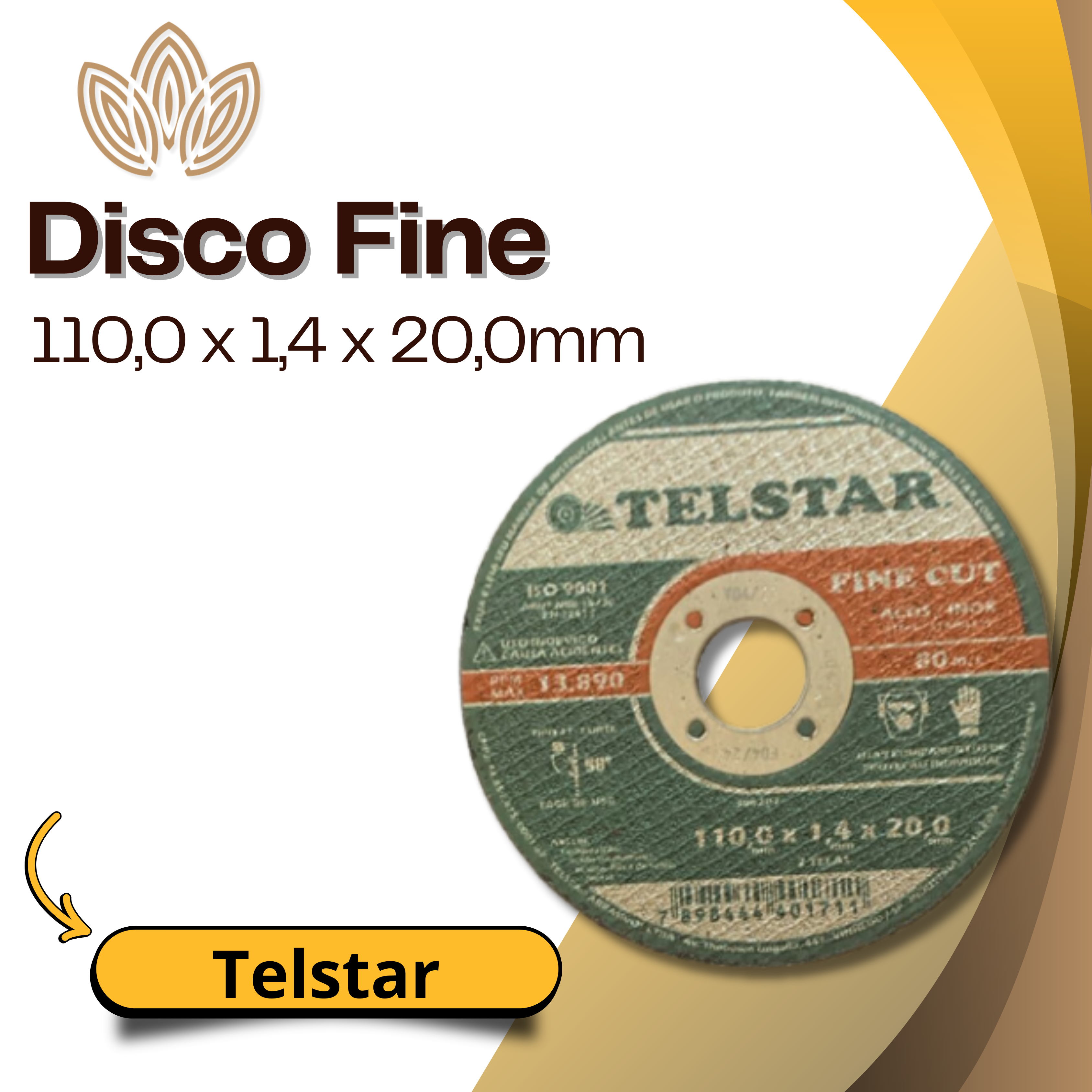 Disco Fine Telstar 110,0 x 1,4 x 20,0mm