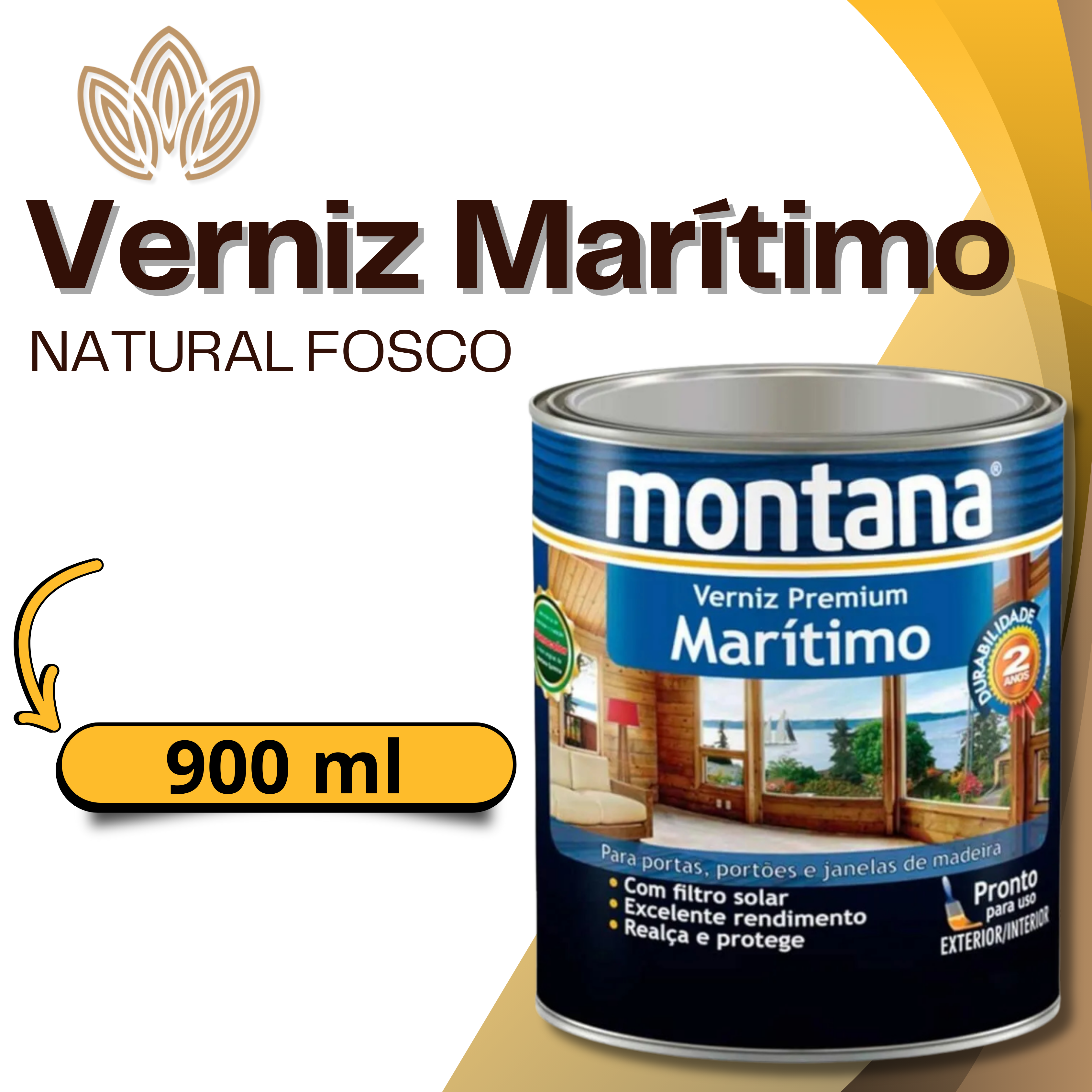 VERNIZ MARITIMO NATURAL FOSCO