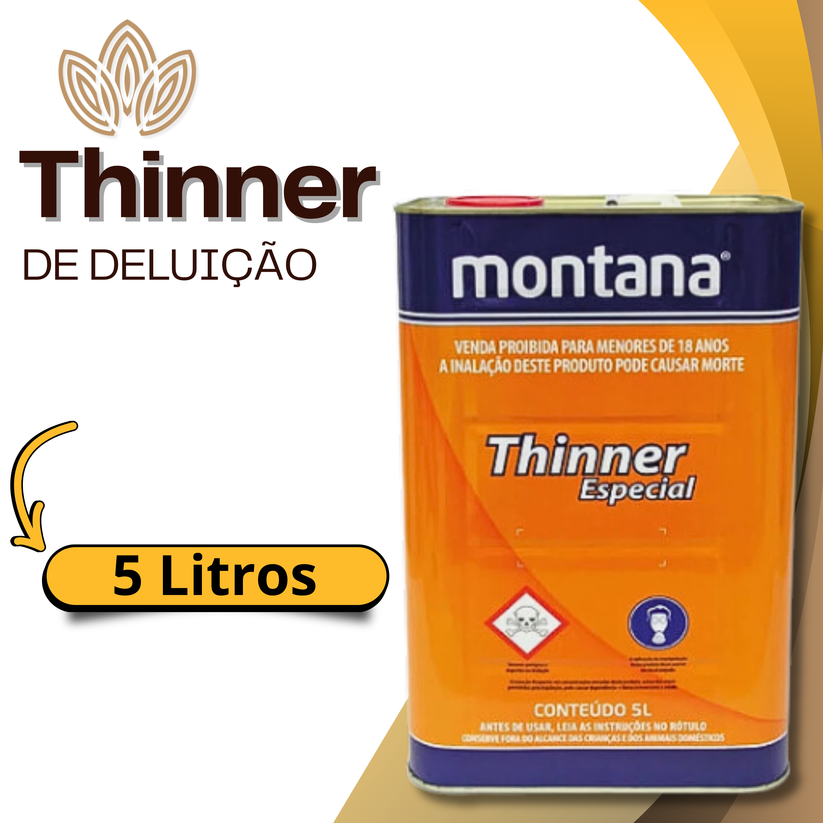 THINNER ESPECIAL DE DELUIÇÃO / LIMPEZA