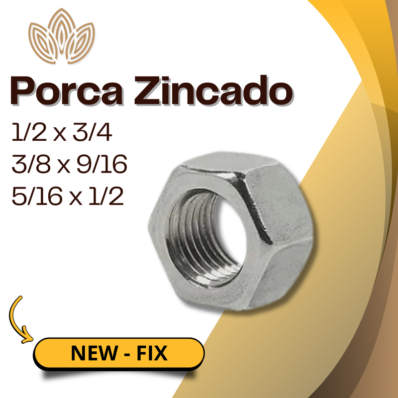 Porca Zincado